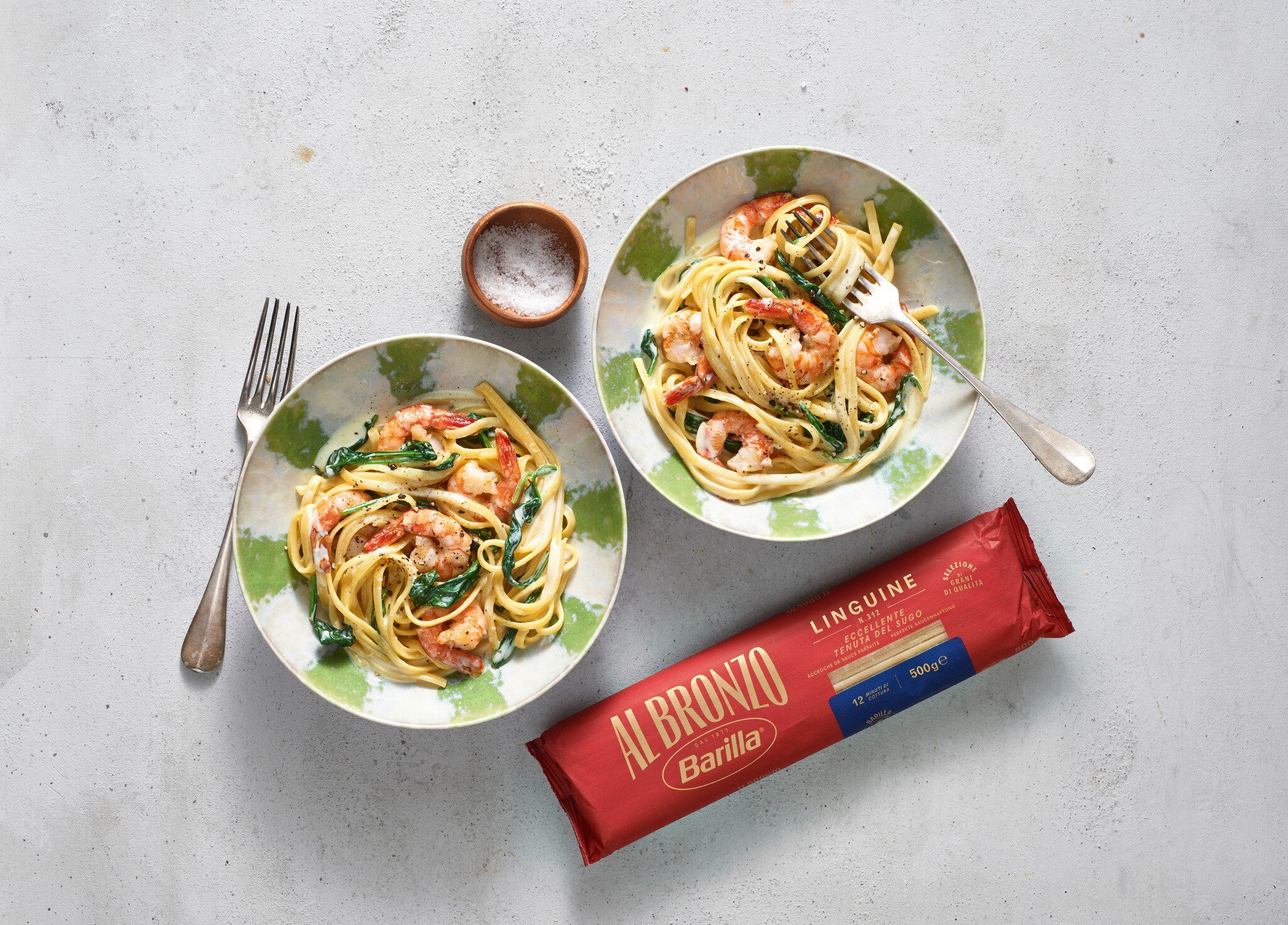 Crevetten-Linguine