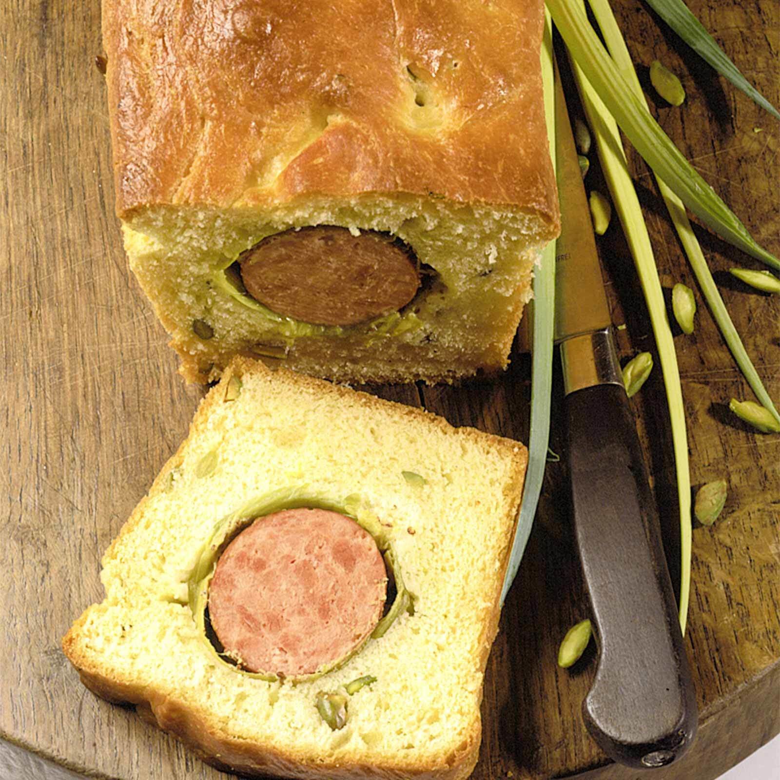 Saucisse en brioche