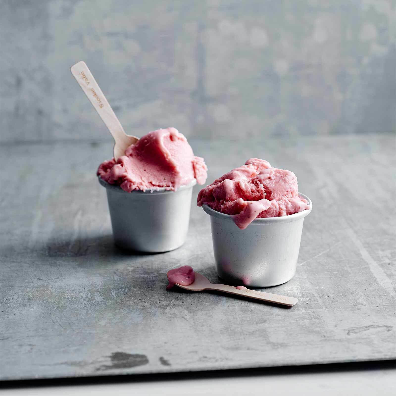 Erdbeerglace
