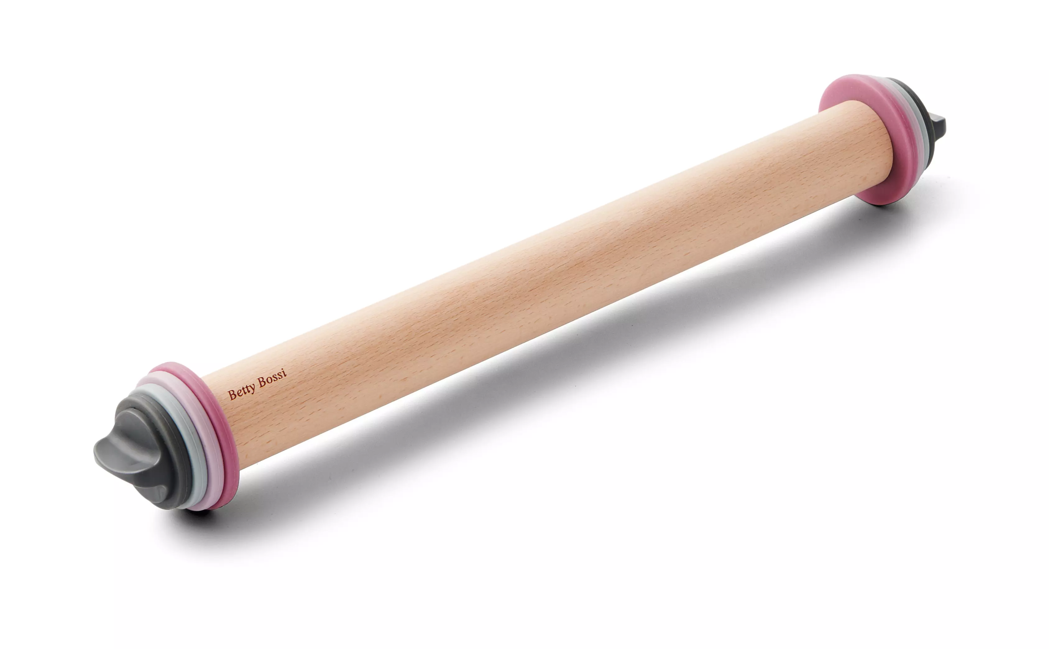 Rouleau à Pâtisserie Antiadhésif Avec Anneaux Ajustables - 22cm - Parfait Pour Fondant, Pizza, Biscuits Et Pâtisserie Maison