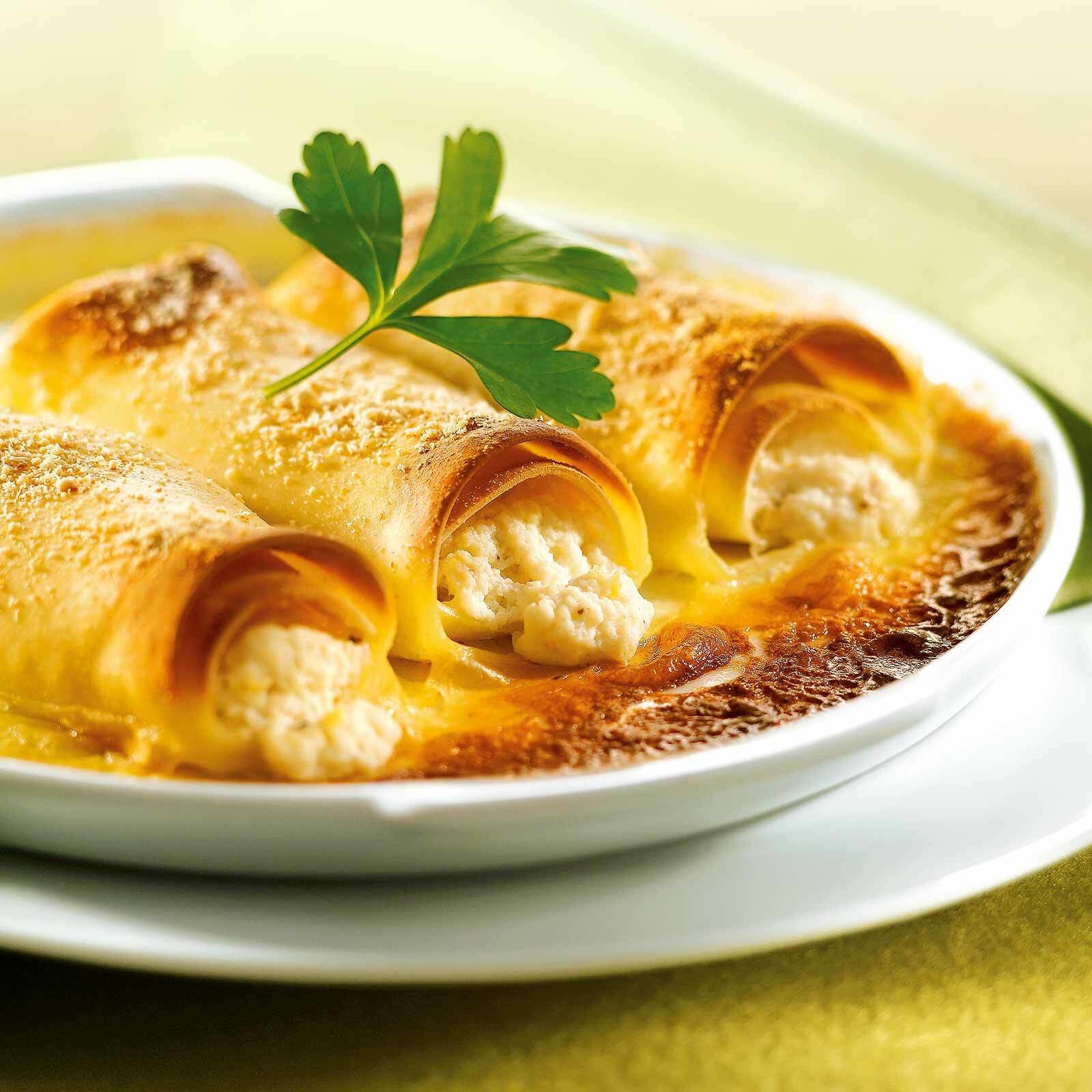 Cannelloni mit Zitronenfüllung