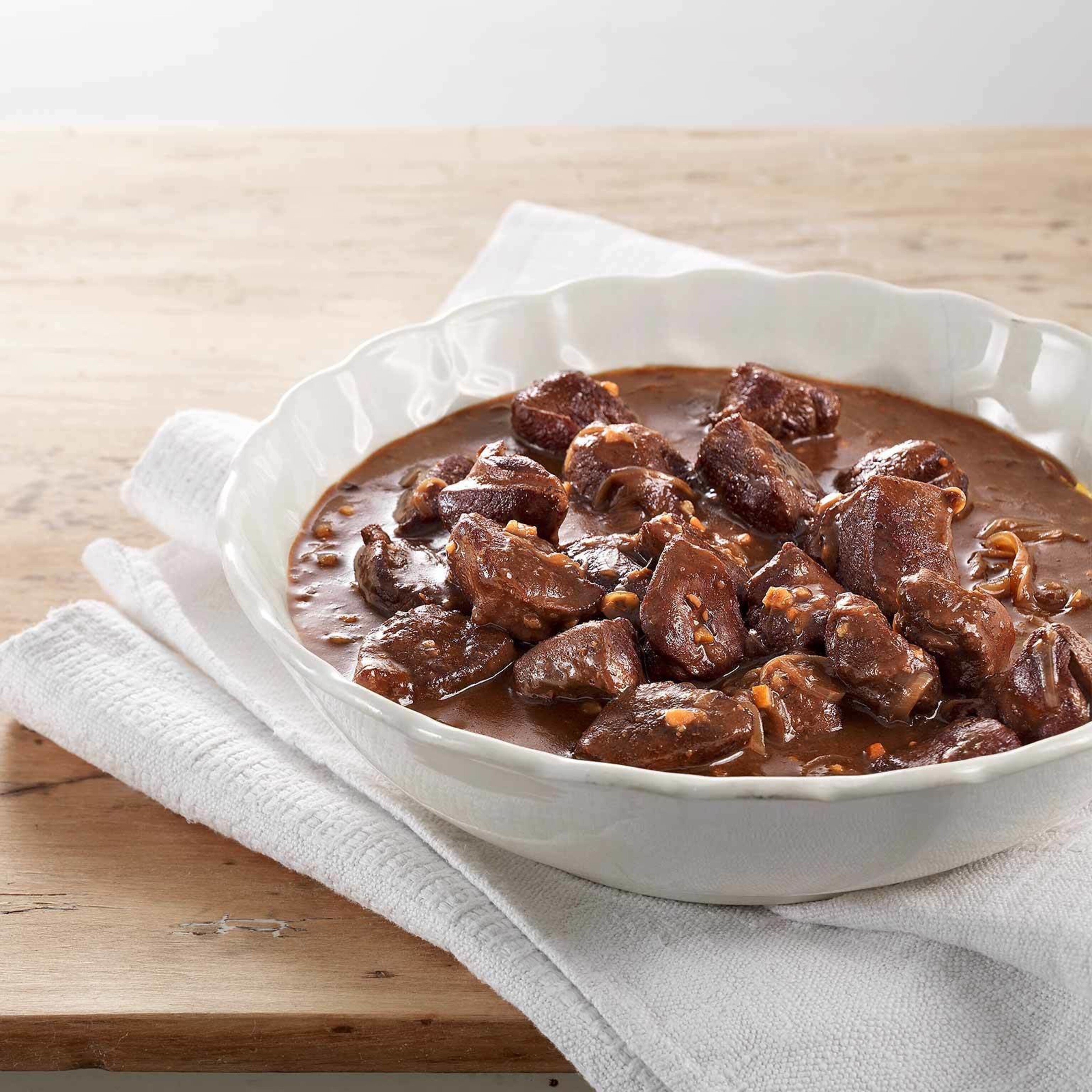 Rehragout mit Lebkuchen