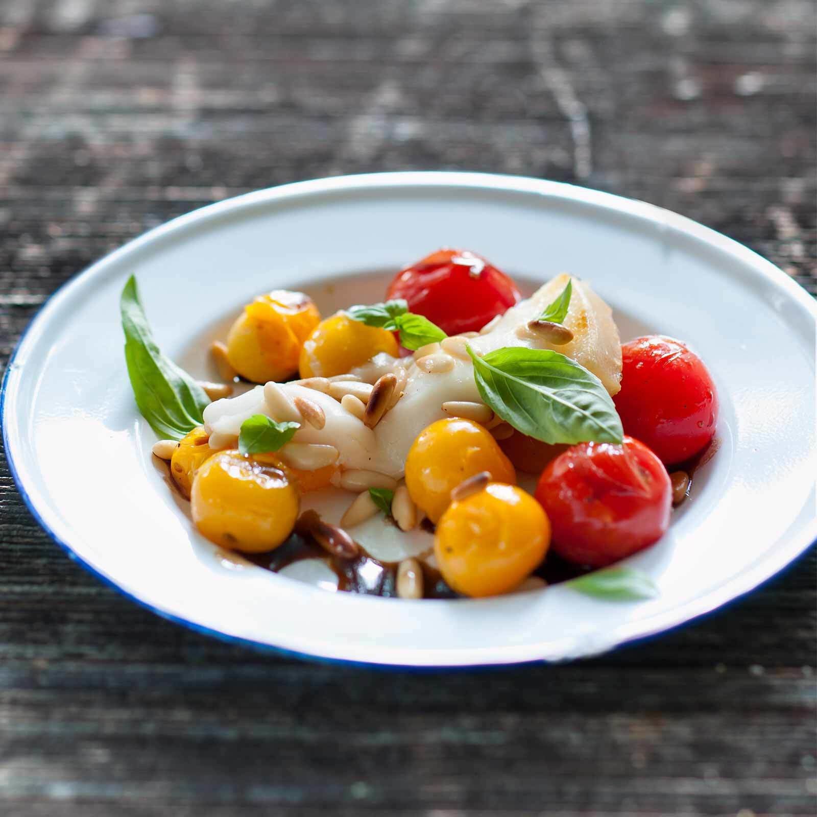 Grillierte Tomaten mit Chavroux Tendre Roc