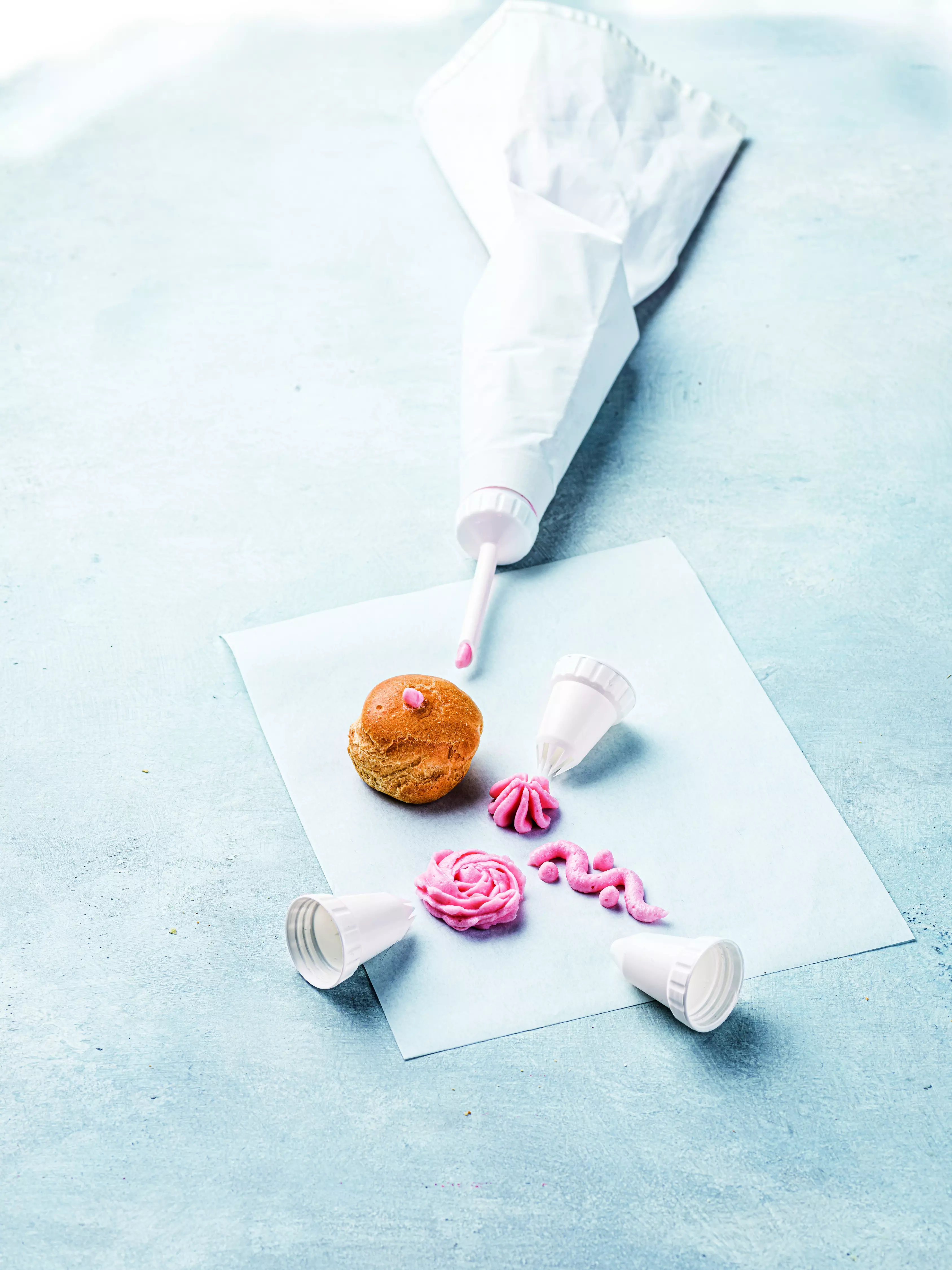 Kit De 4 Poches à Douille Réutilisables Cersaty Avec Douilles En Inox Et Crochets - Tailles 20/30/40/45 Cm, Idéal Pâtisserie