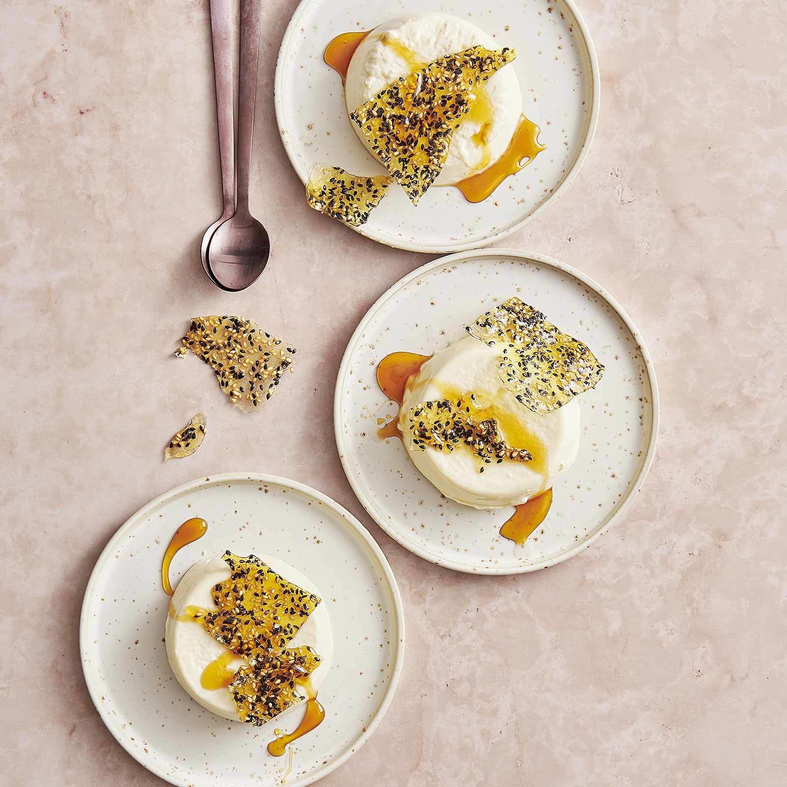 Sesam-Panna-cotta
