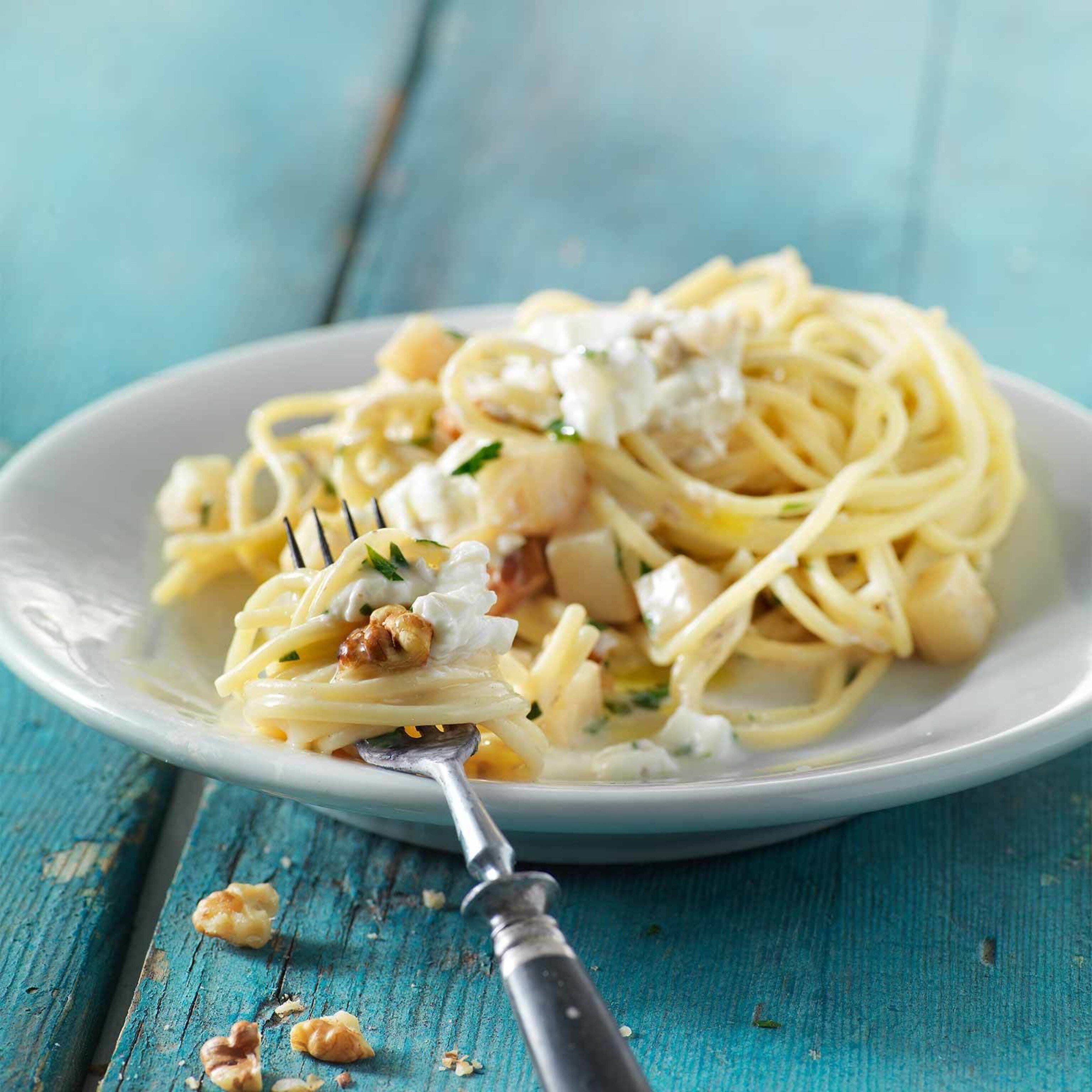 Spaghetti et sauce au céleri