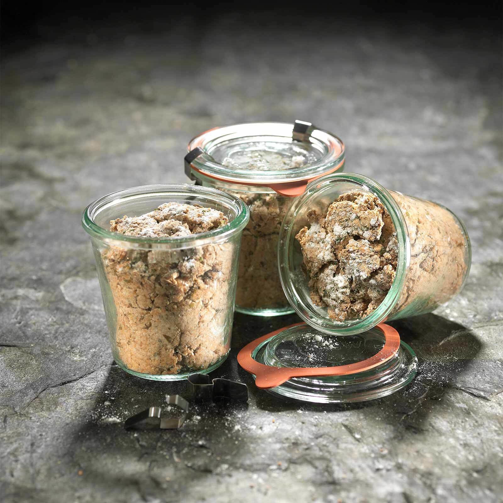 Petersilienbrot im Glas