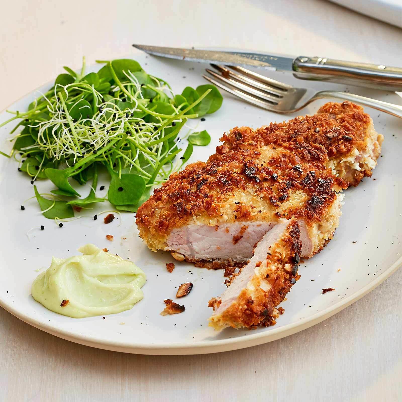 Knusprige Schweinskoteletts