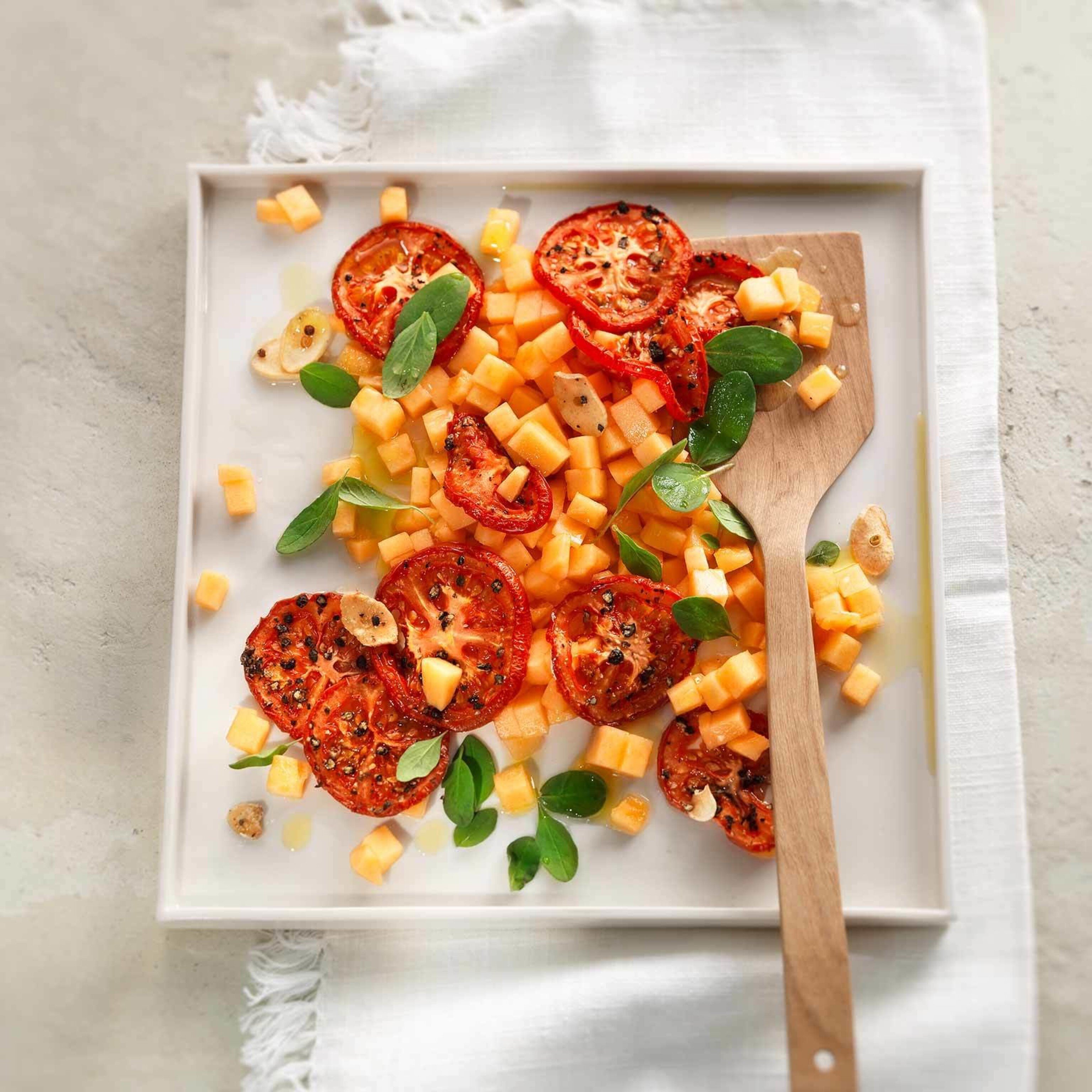 Salade tomates-melon