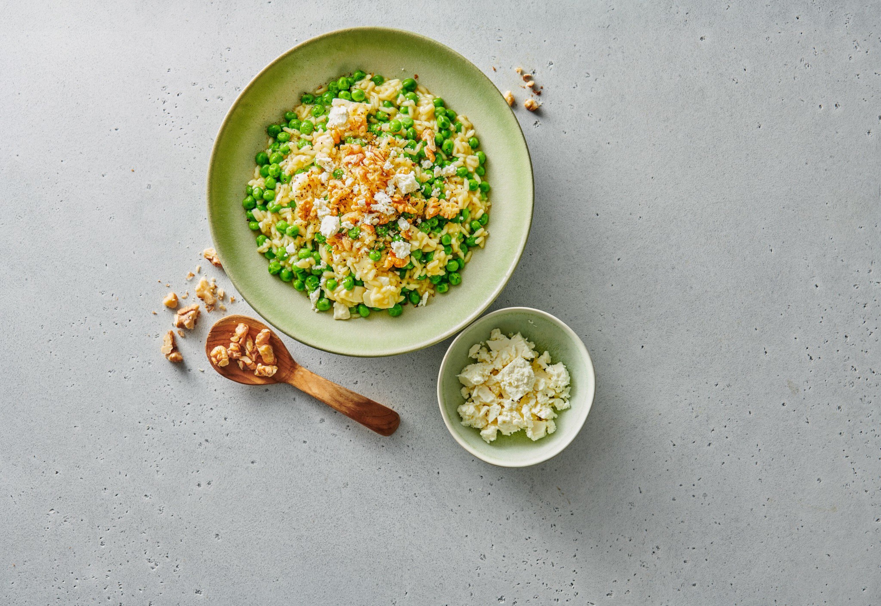 Risotto aux petits pois