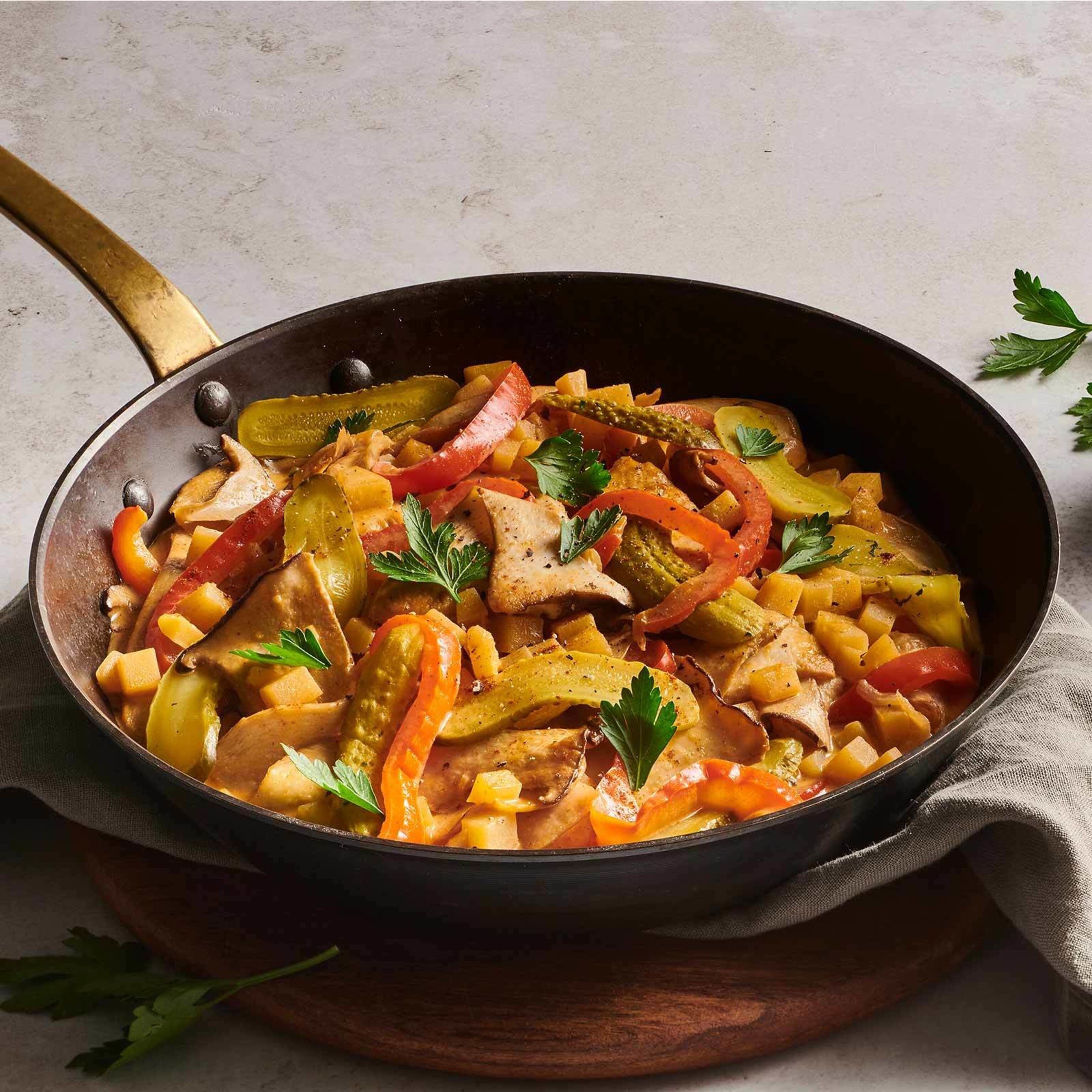 Pilz-Stroganoff