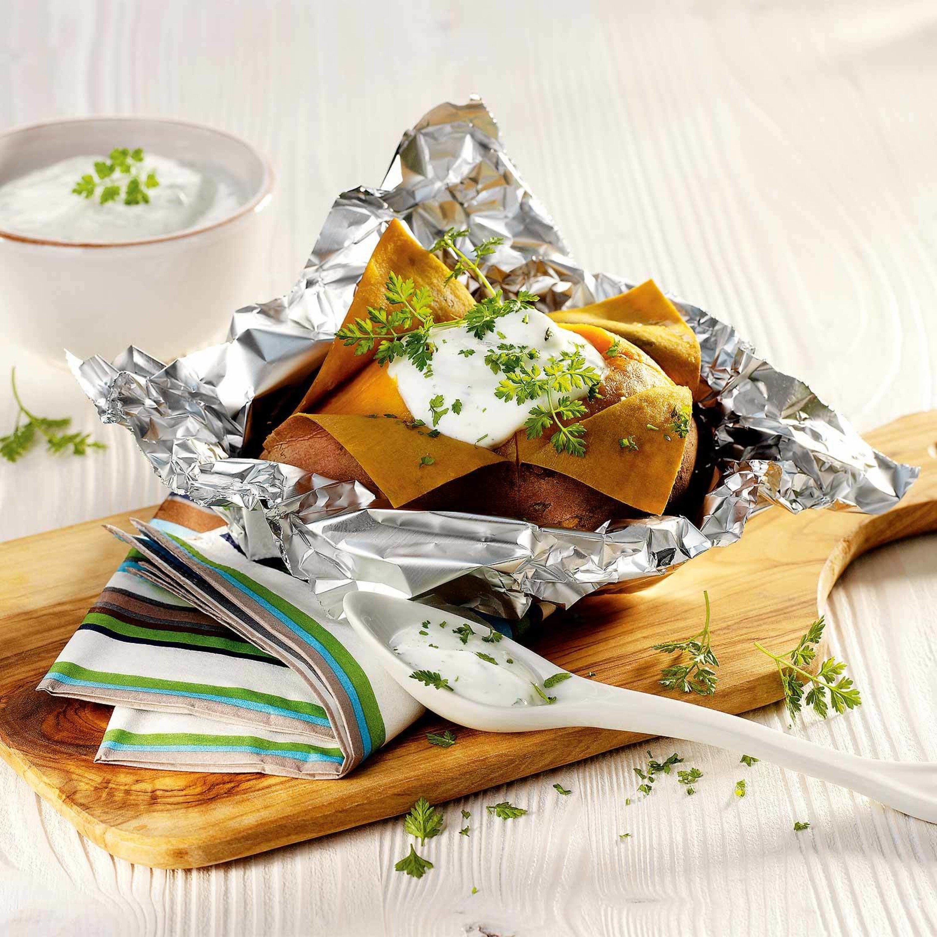 Papillotes de patates douces