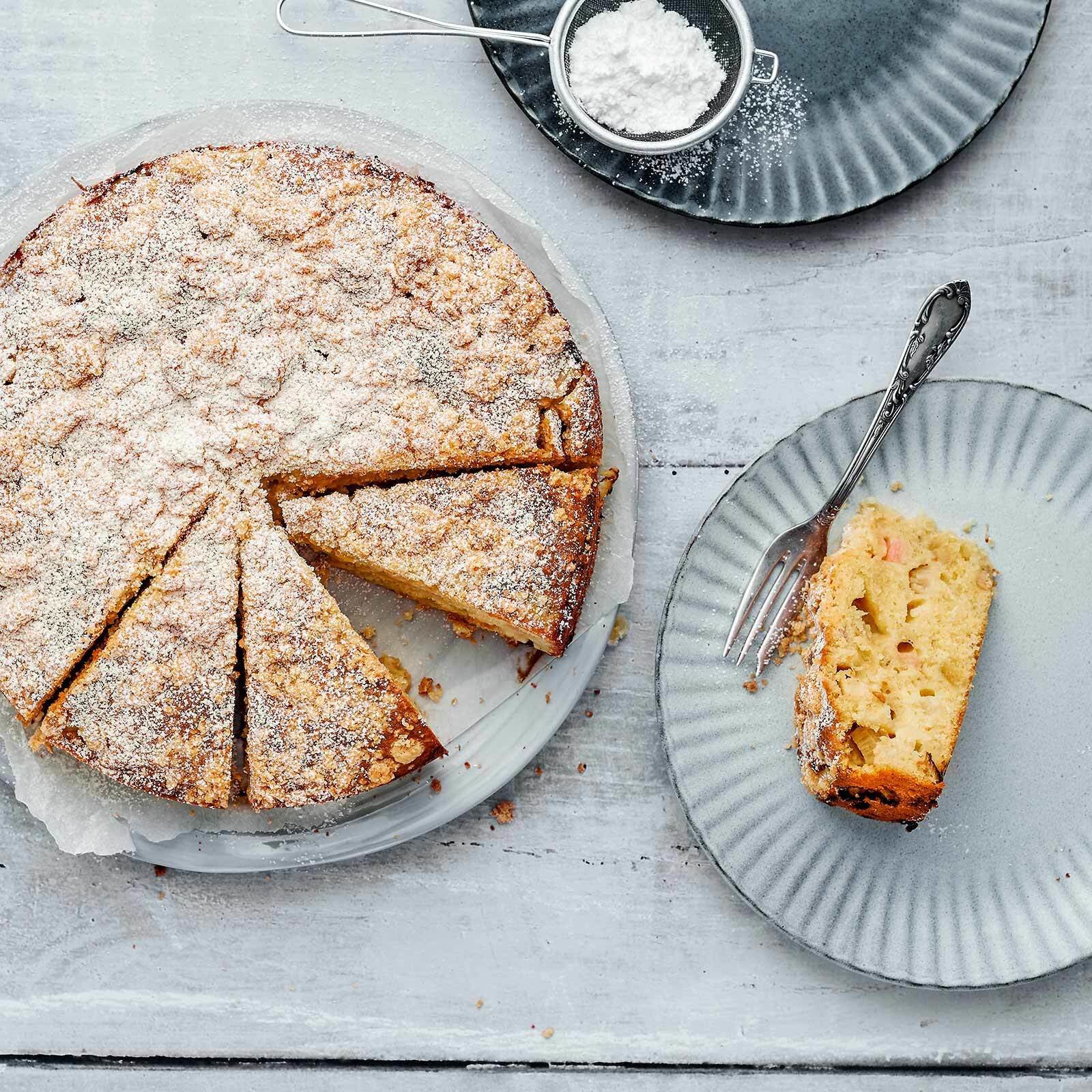 Rhabarber-Streusel-Kuchen