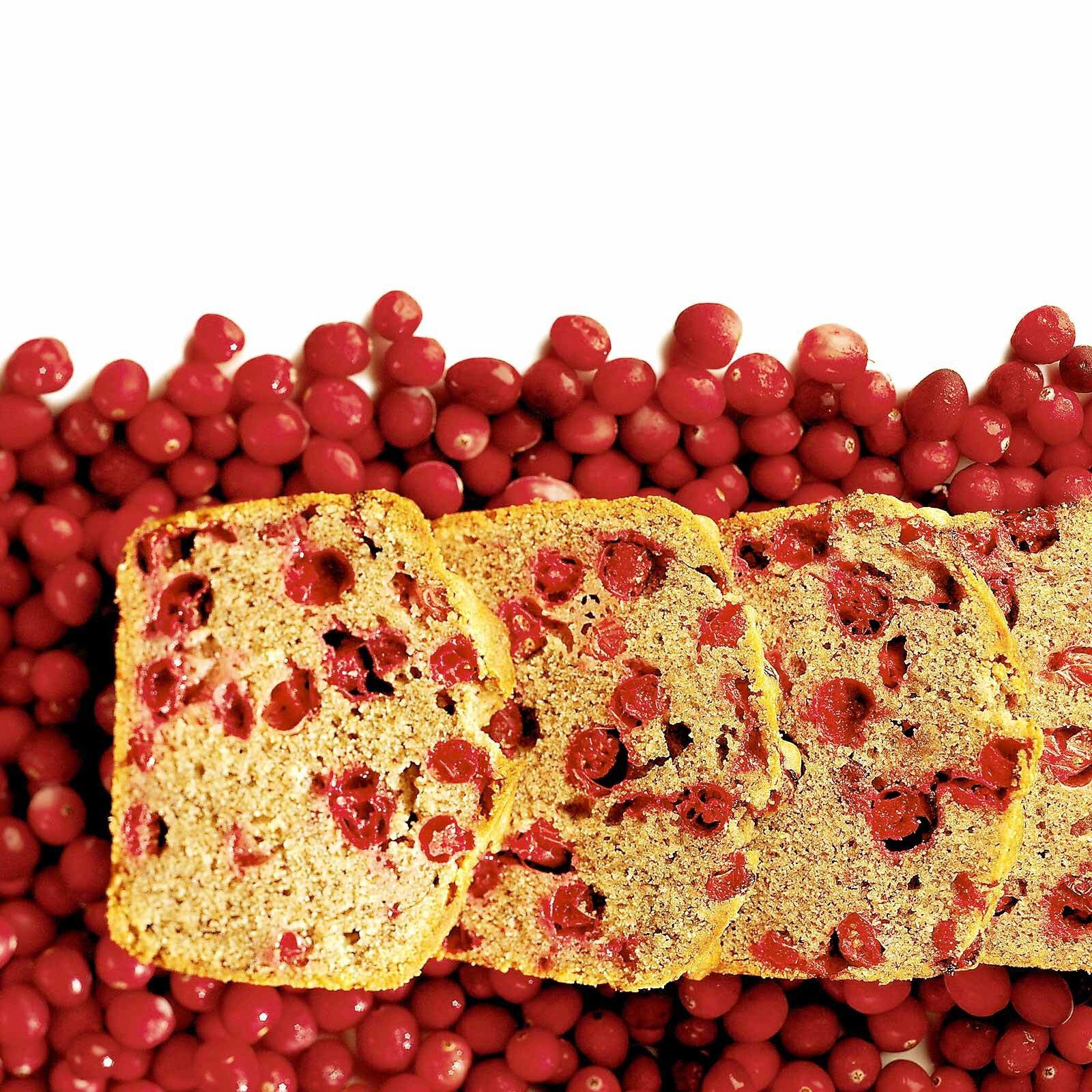 Cranberry-cake à la cardamome