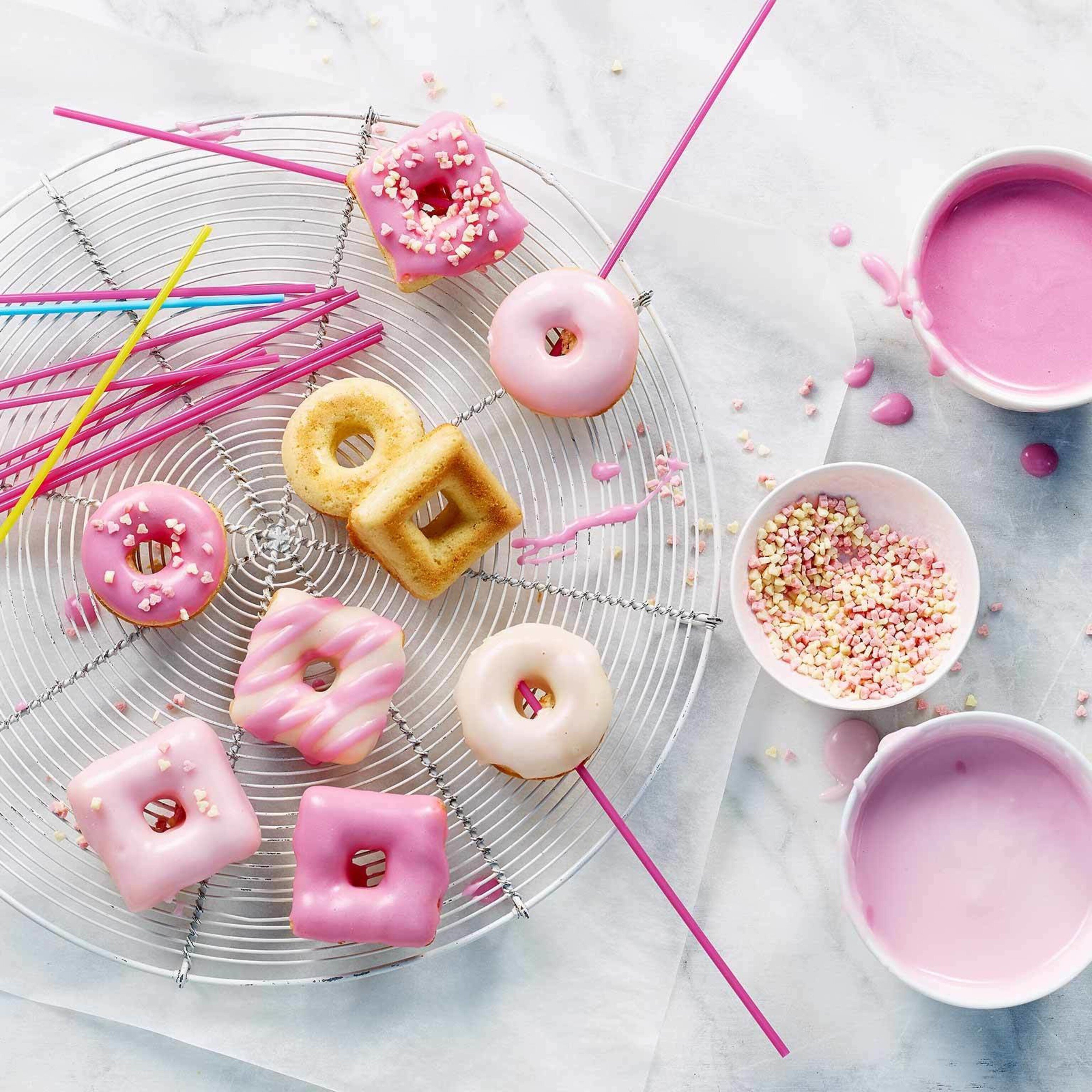 Glasierte Mini-Donuts