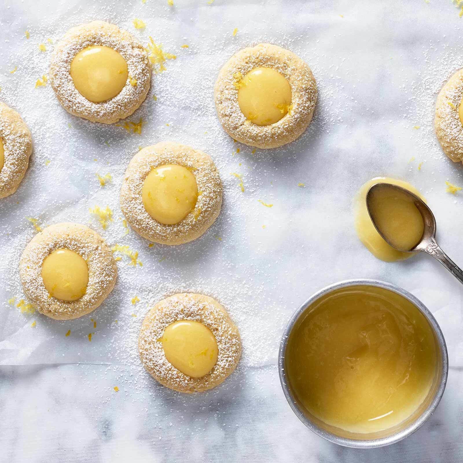 Cookies au lemon curd