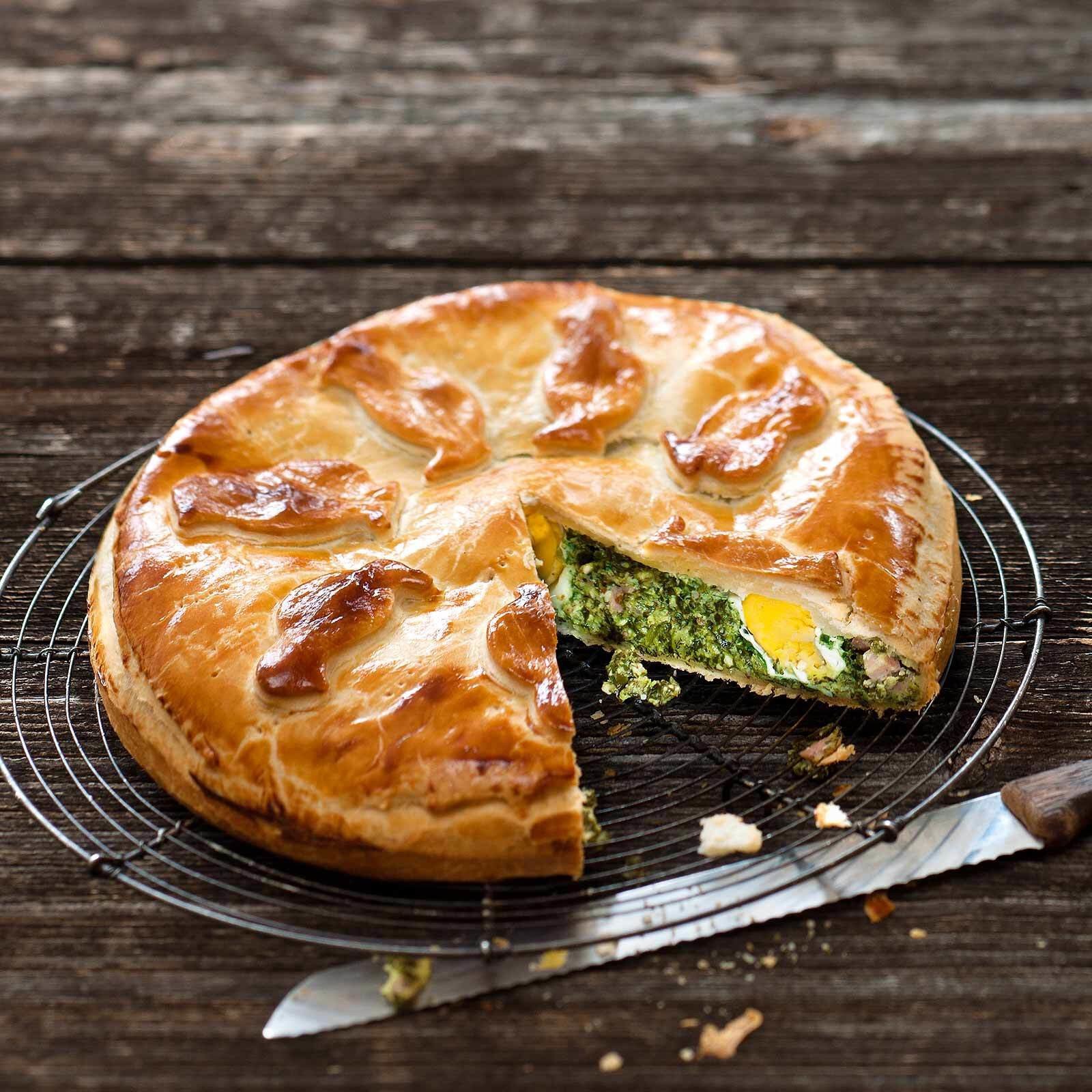 Tourte pascale aux épinards