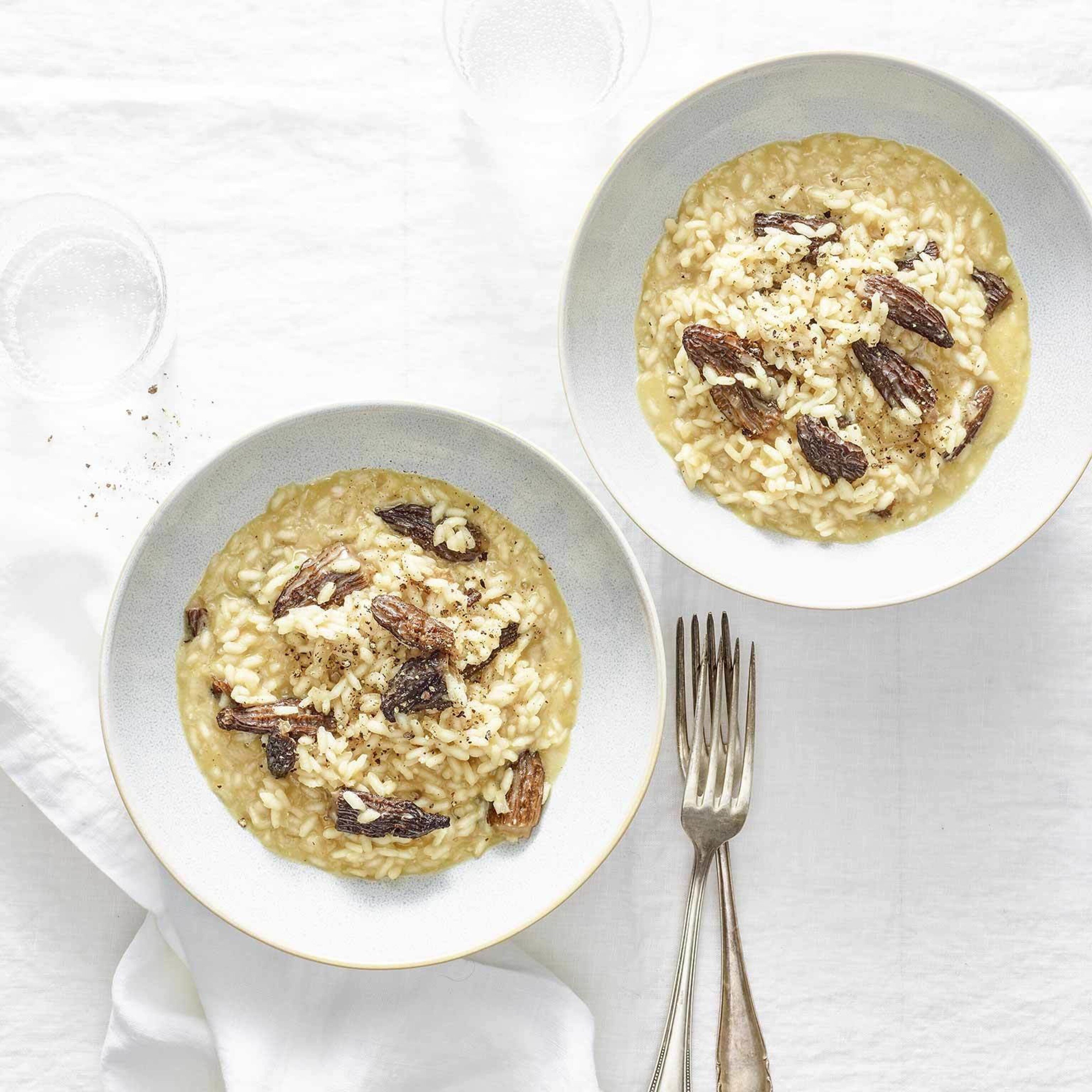 Risotto aux morilles