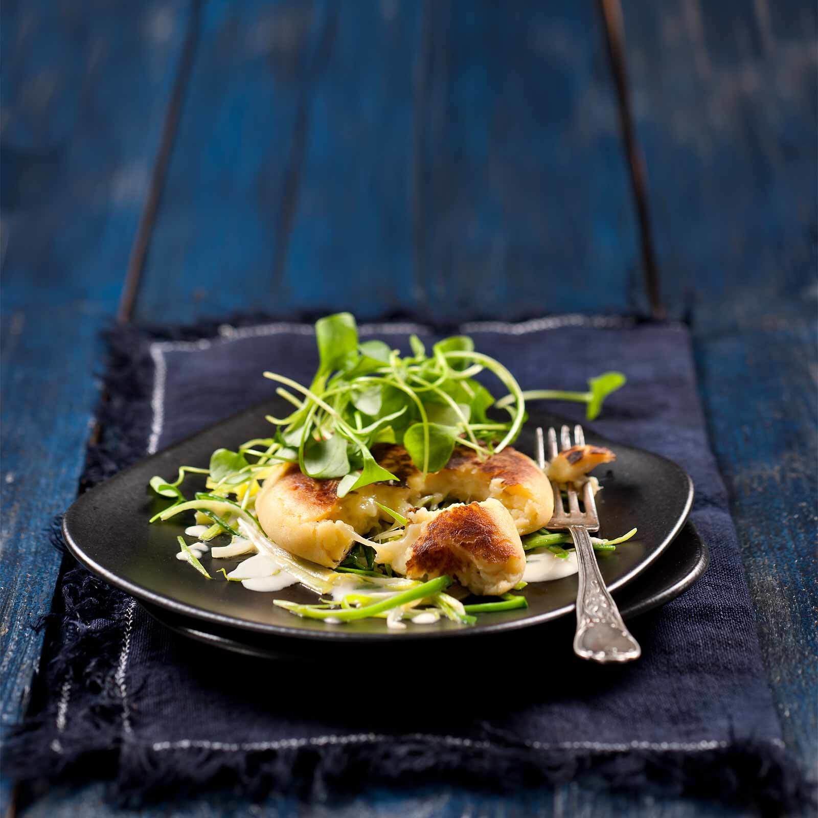 Kartoffeltätschli mit Appenzeller Herz