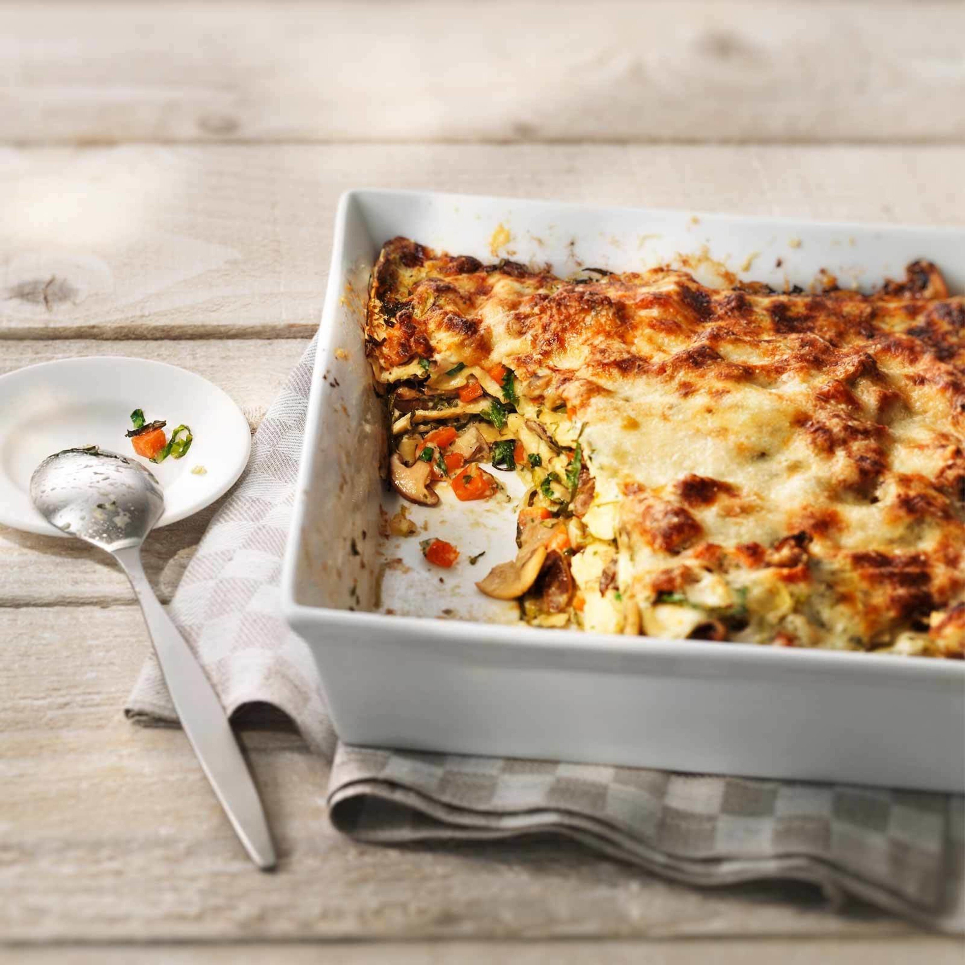 Lasagnes aux champignons
