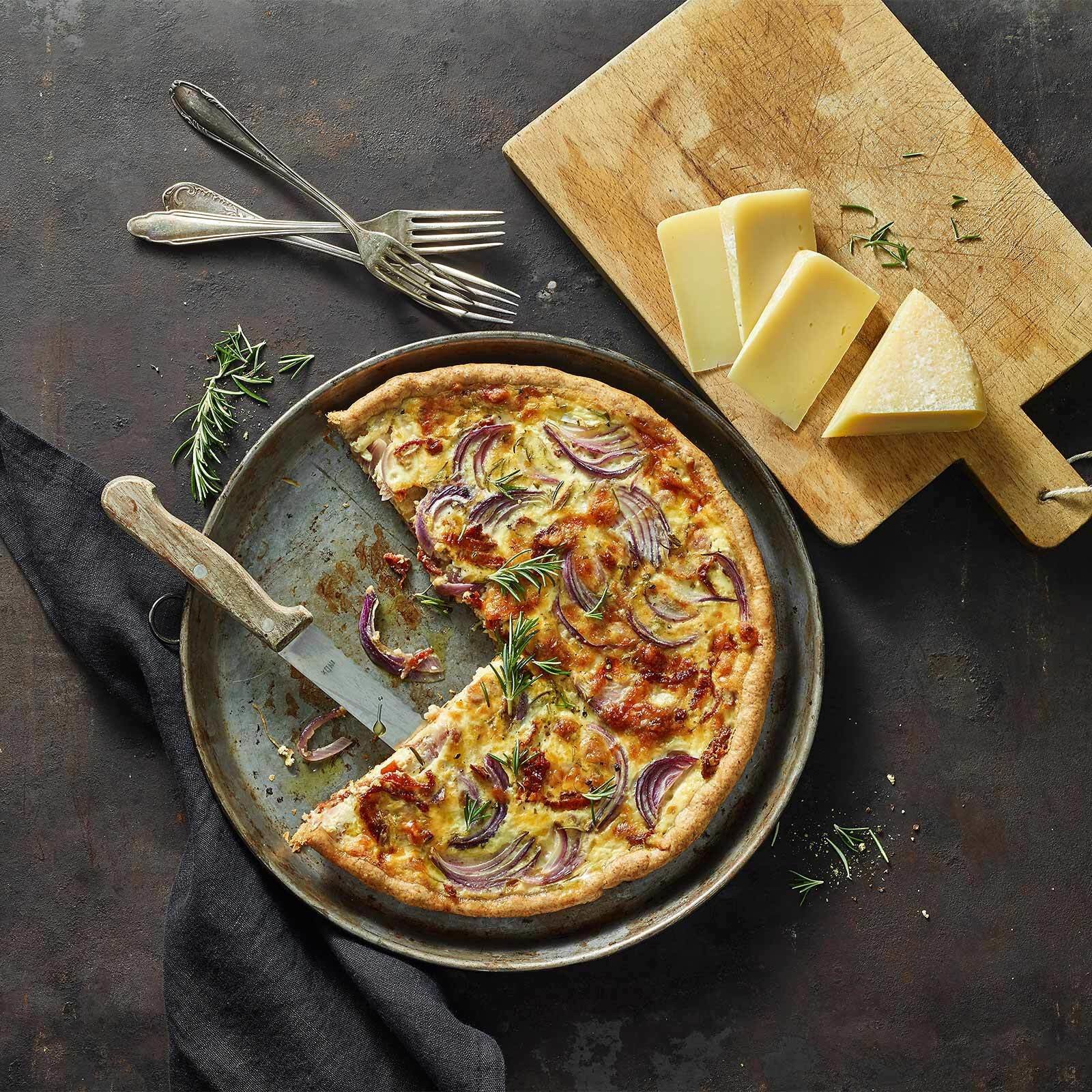 Käse-Speck-Quiche