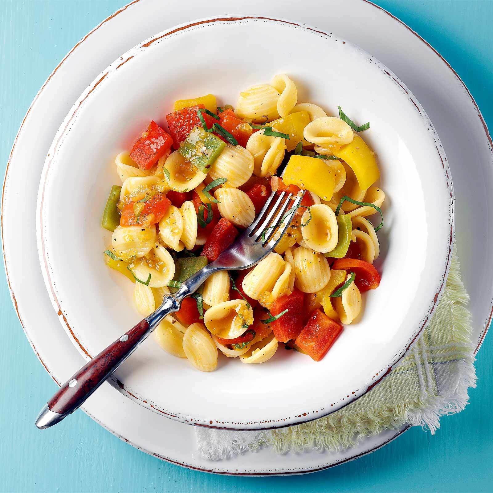 Orecchiette alla peperonata