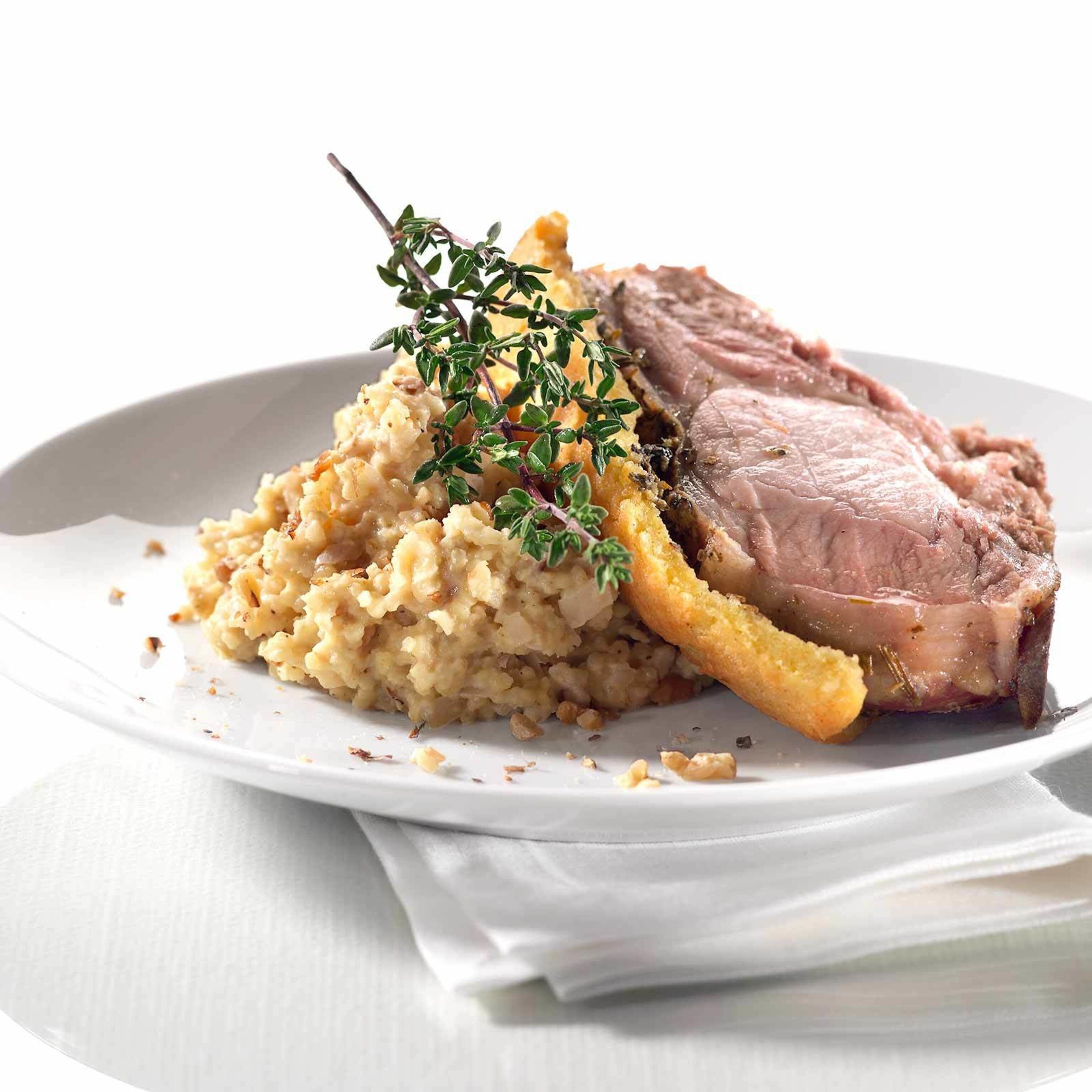 Carré de porc en croûte de fromage