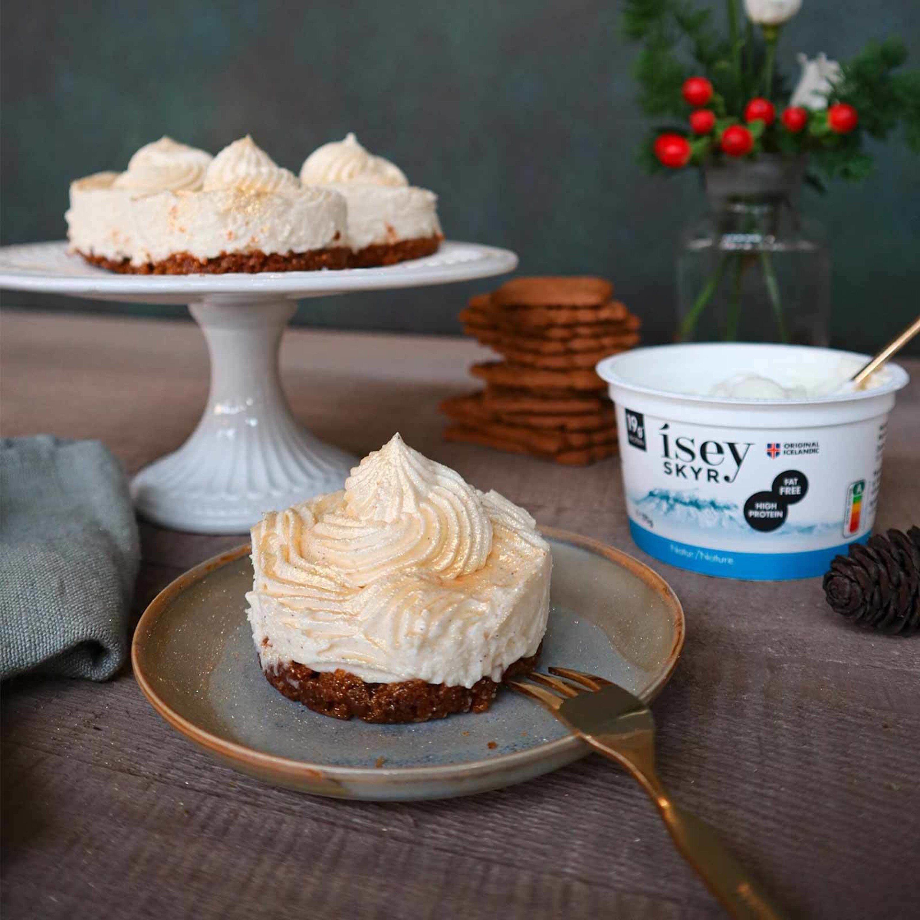 Mini-cheesecakes de Noël à l'amaretto