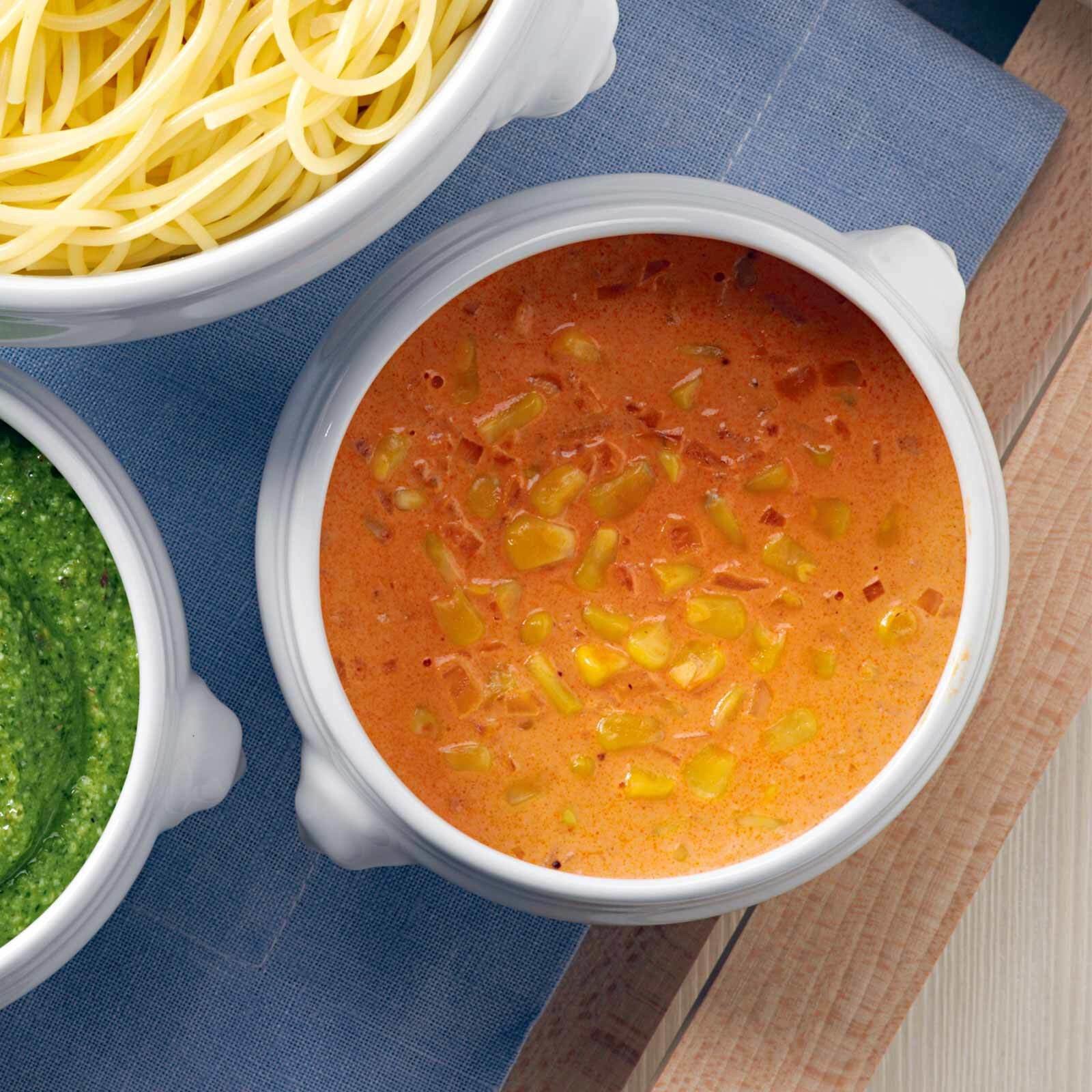 Tomaten-Mais-Sauce