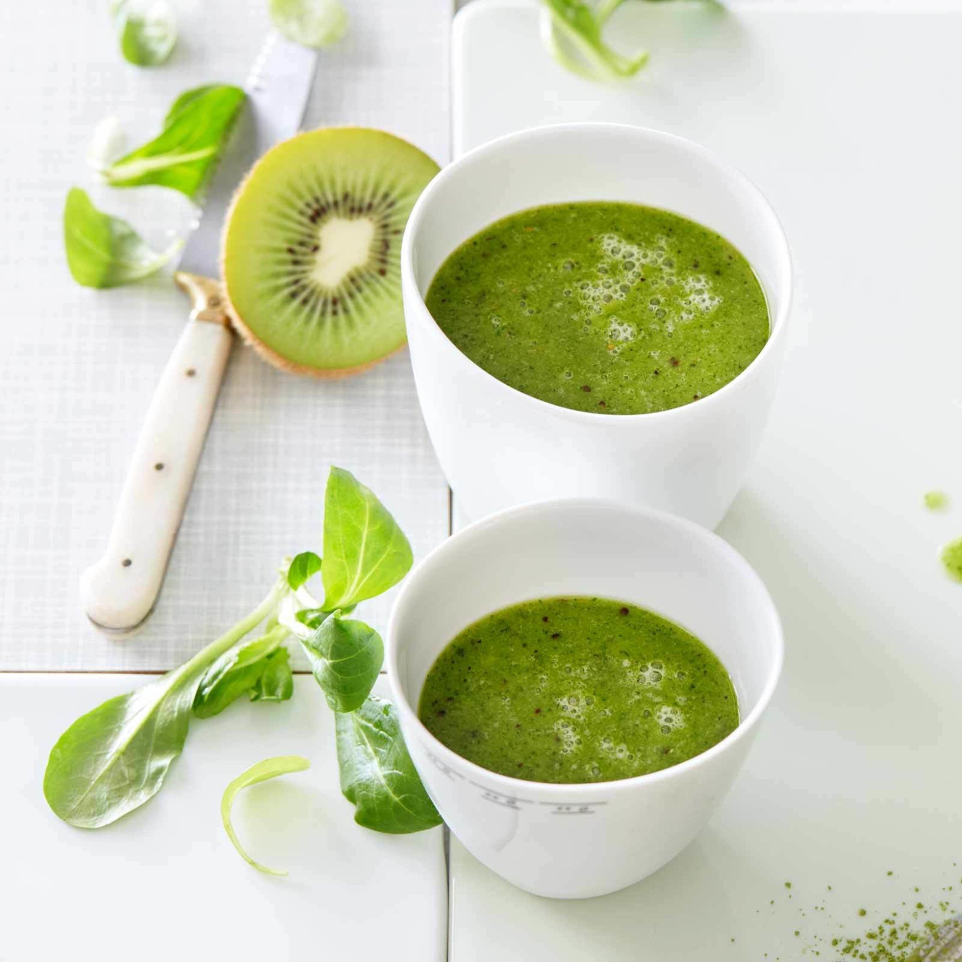 Kiwi-Matcha-Smoothie