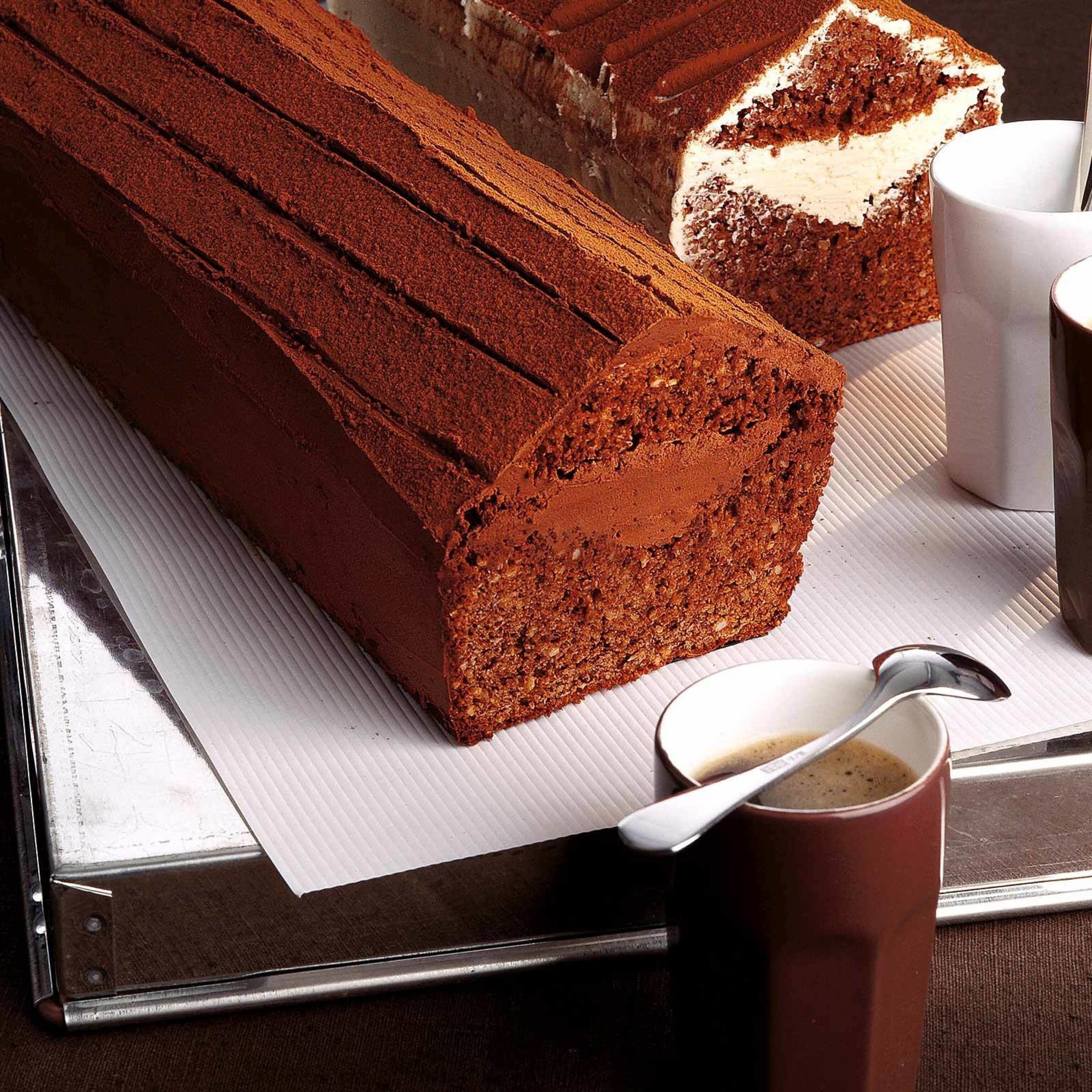 Cake chocolat au cœur truffé