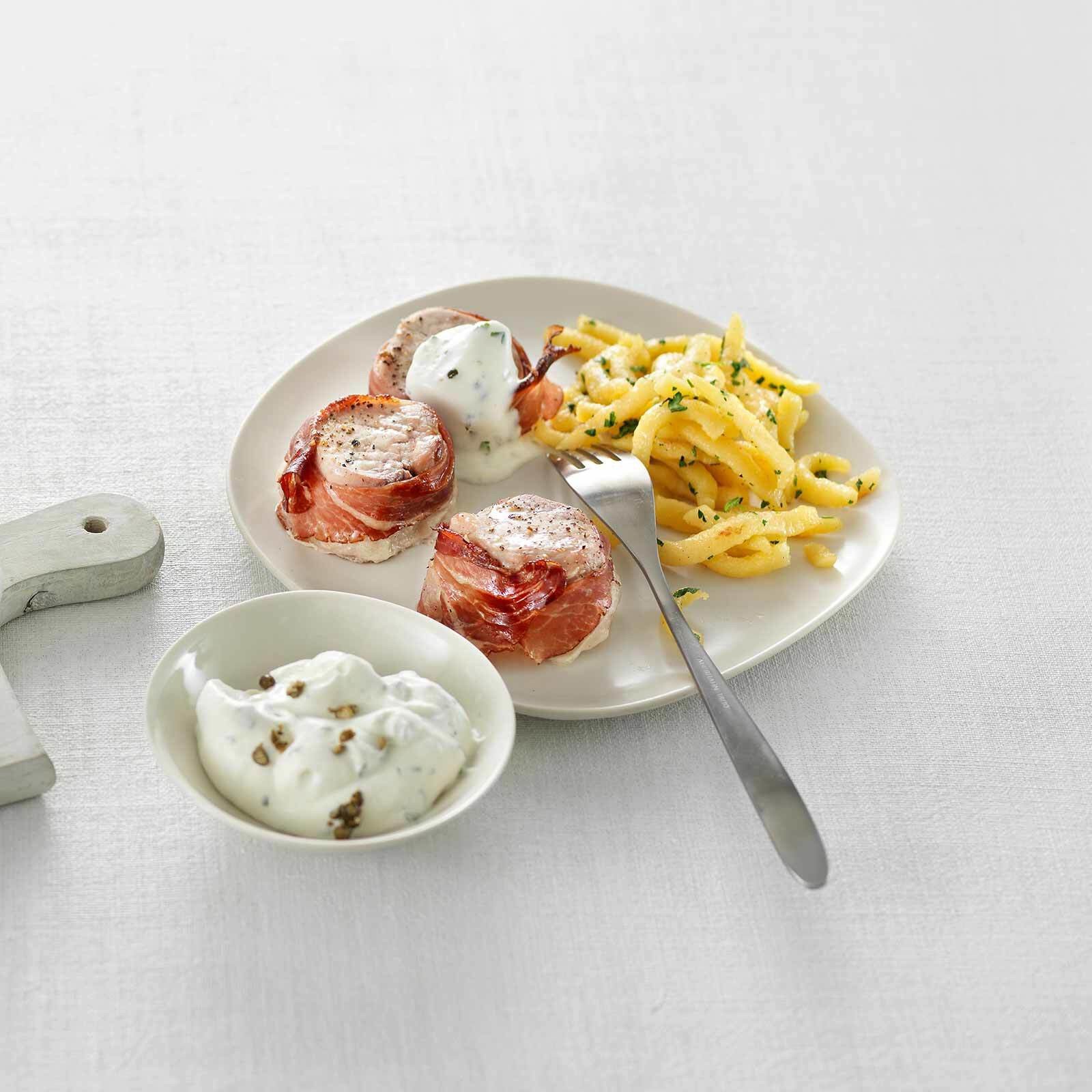 Party-Filet mit grünem Pfeffer