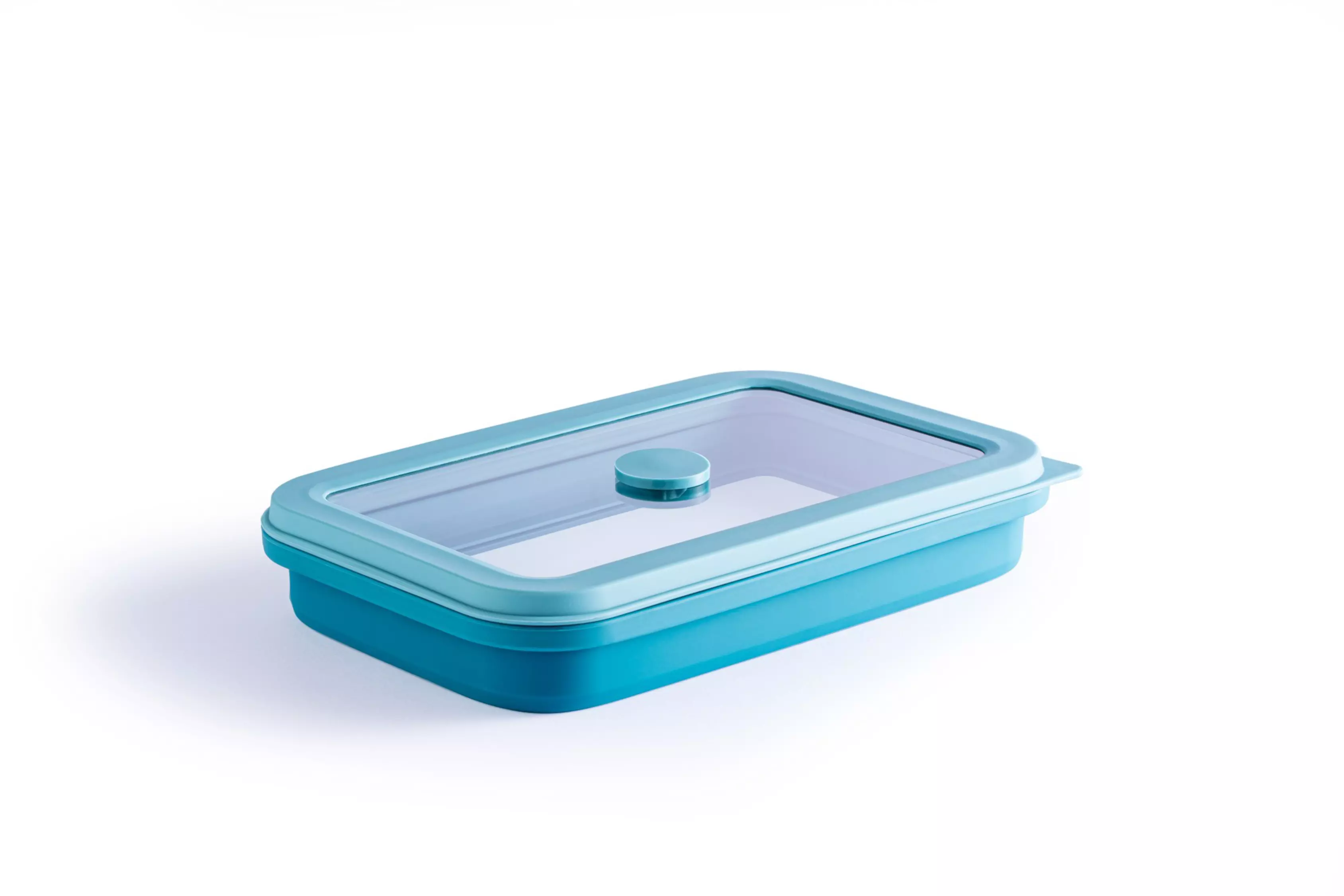 Coox Faltdose 1 Liter Lila - BPA-frei, Mikrowellenfest, Platzsparend