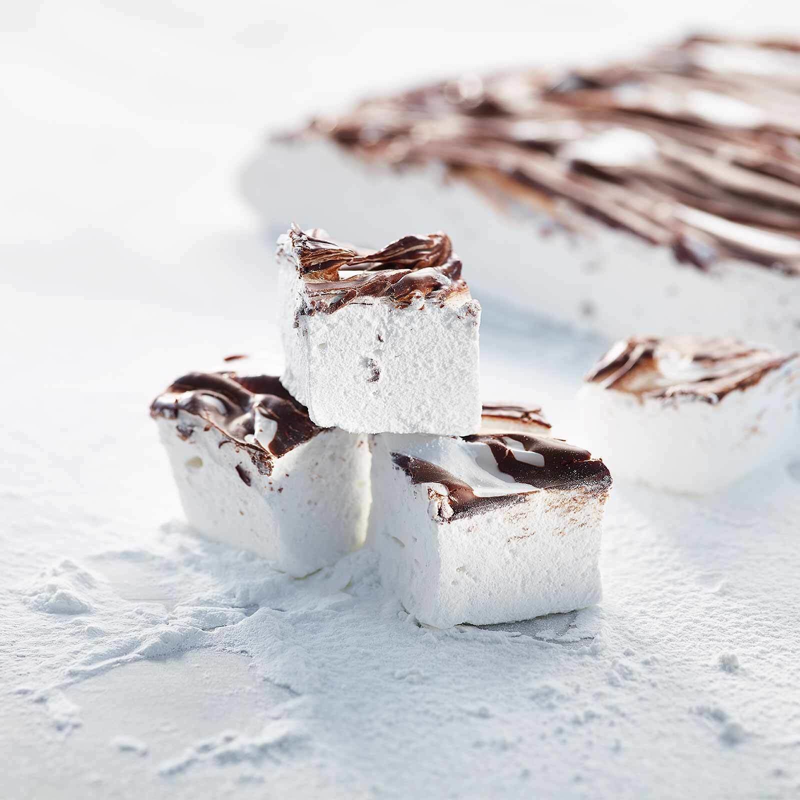 Marmorierte Marshmallows
