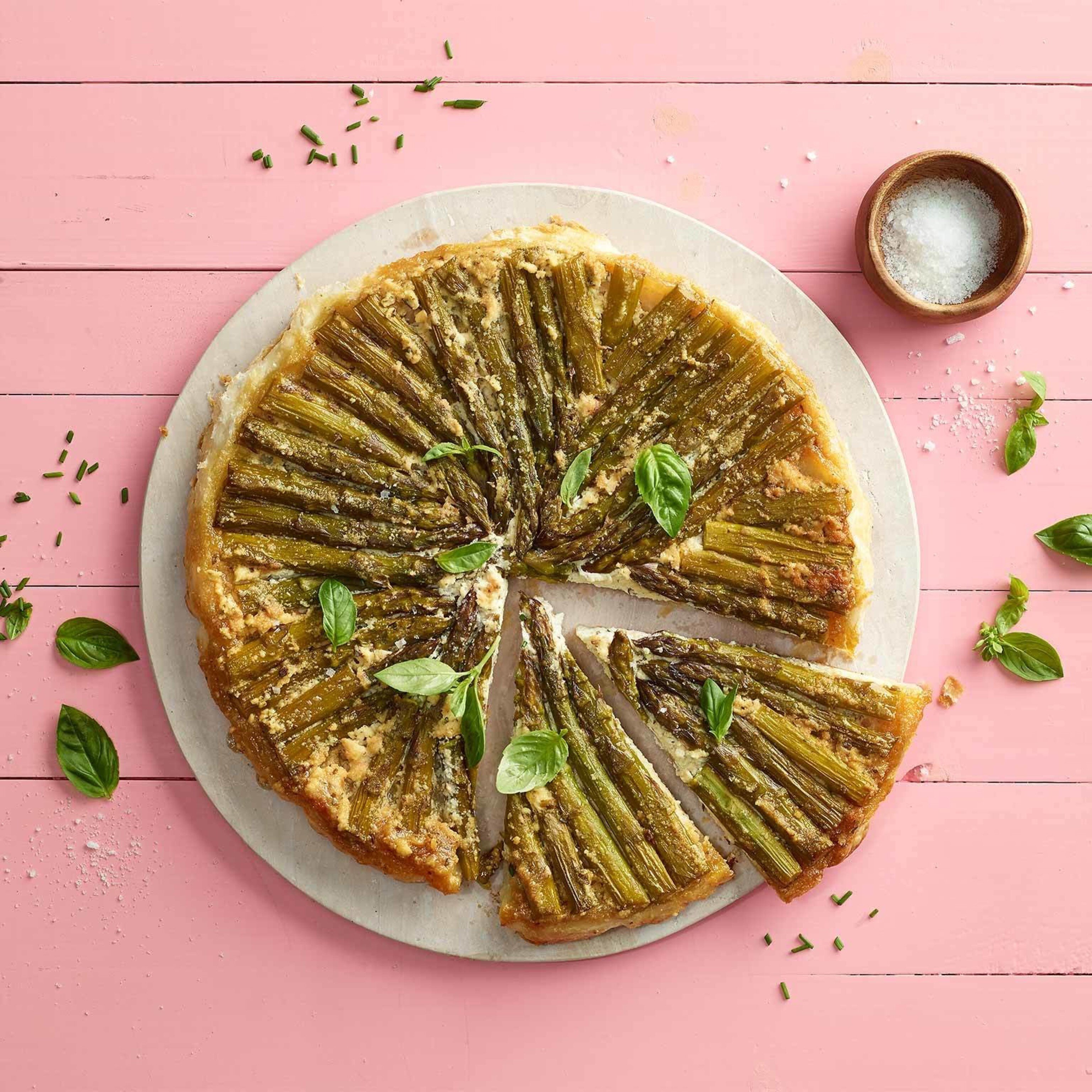 Spargel-Cantadou-Tarte