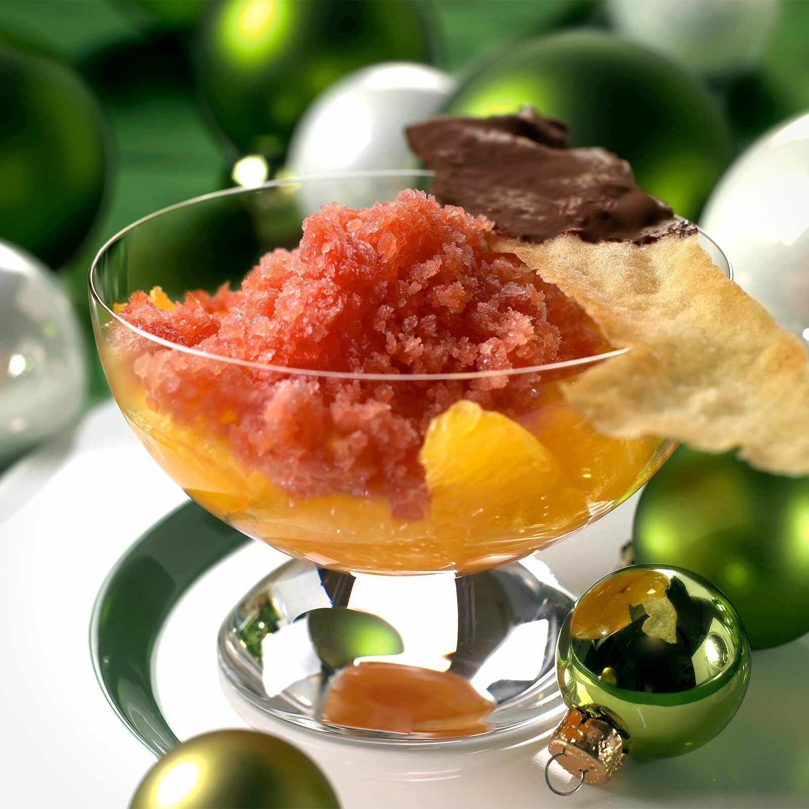 Orangen-Granita
