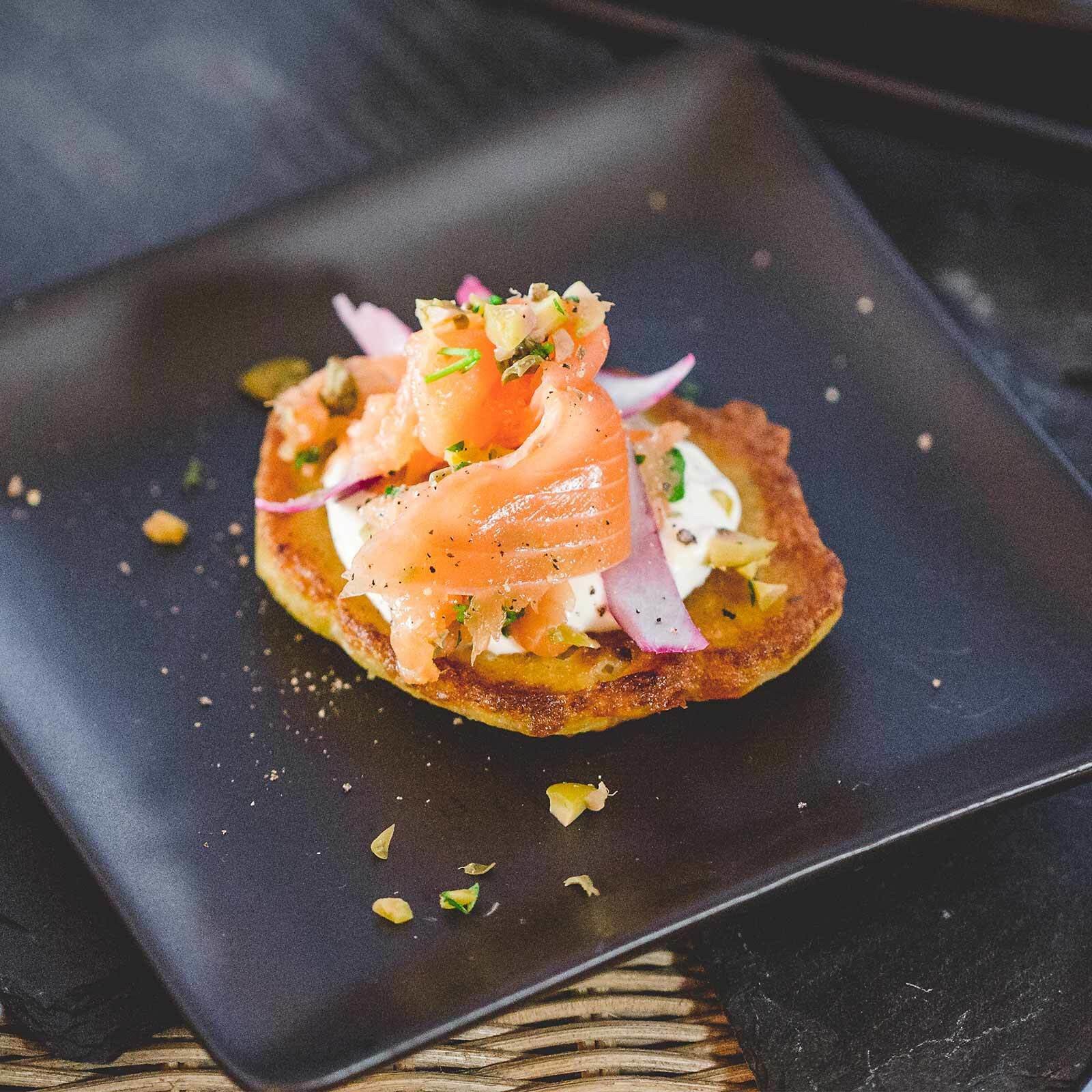 Lachs-Blinis