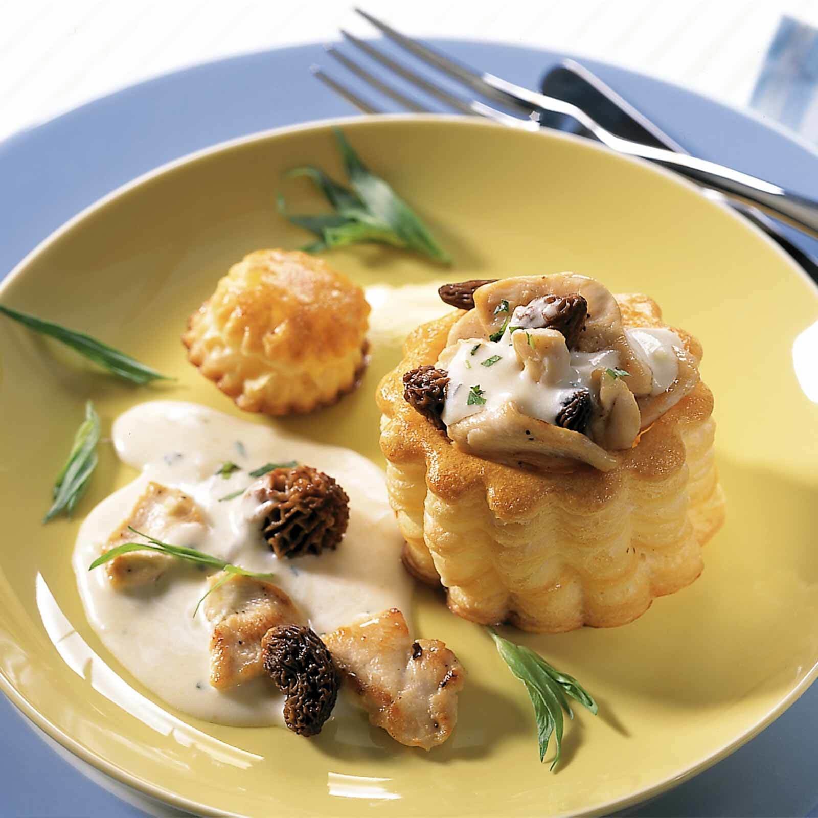 Pastetli mit Morchelfüllung
