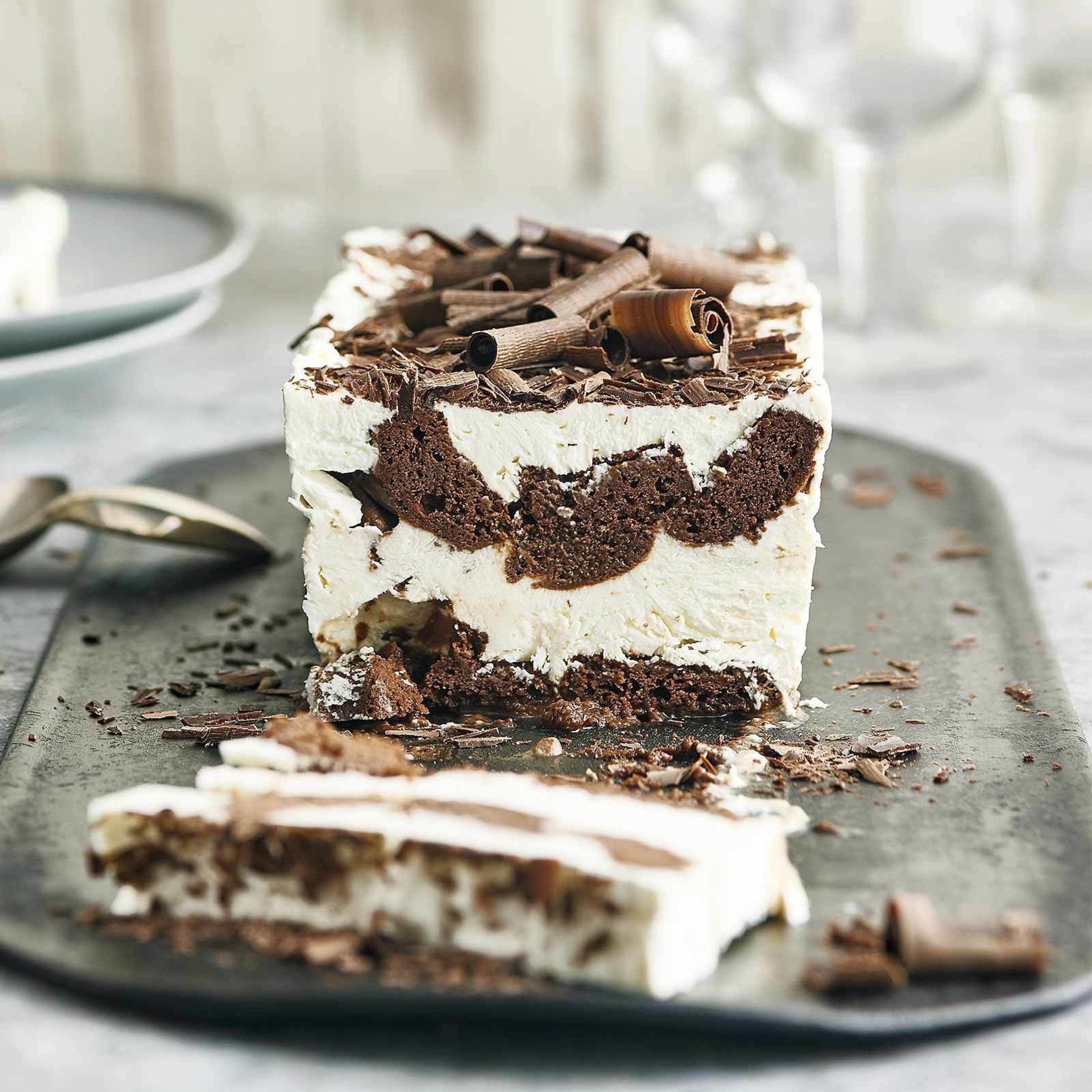 Cake glacé au tiramisu