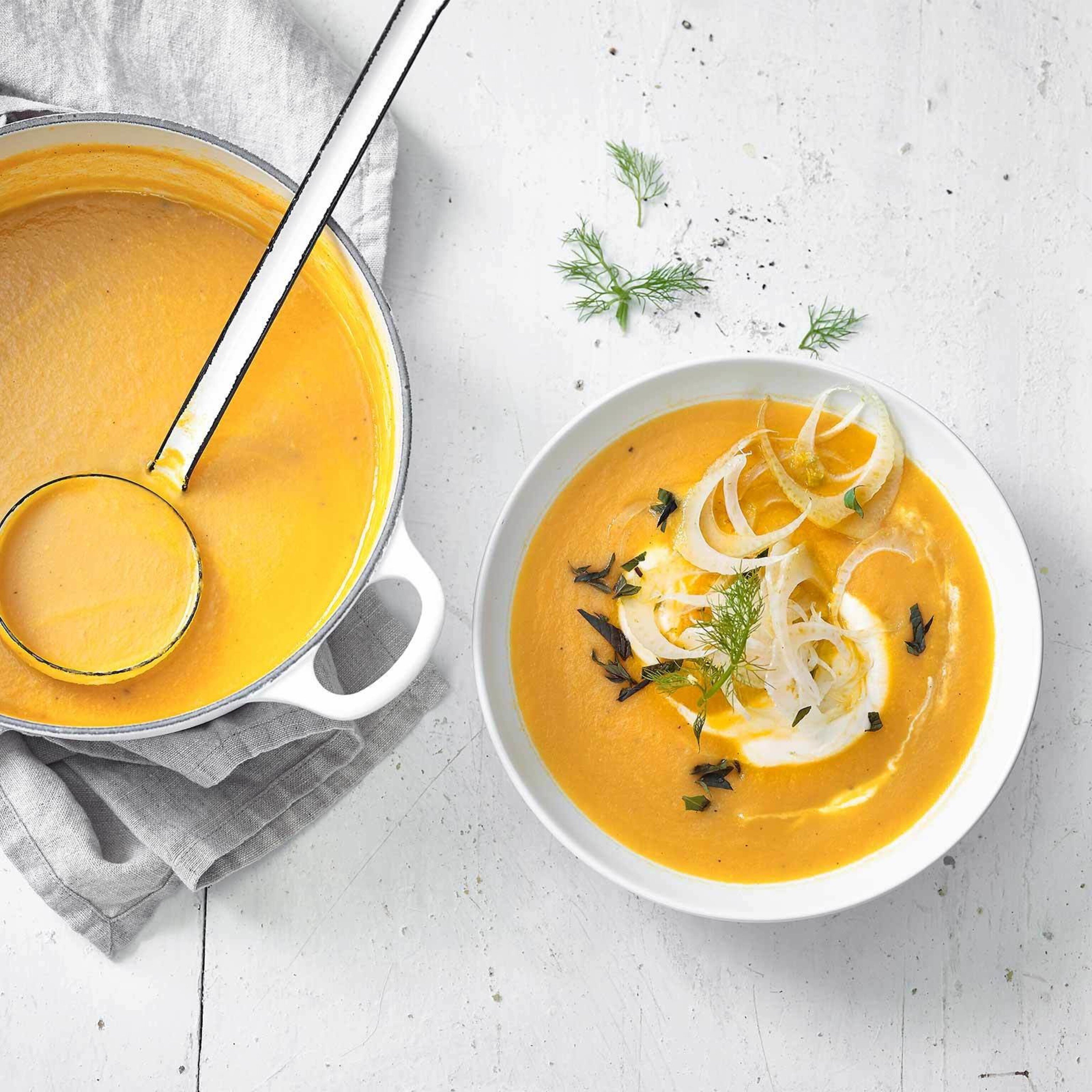 Rüebli-Fenchel-Suppe