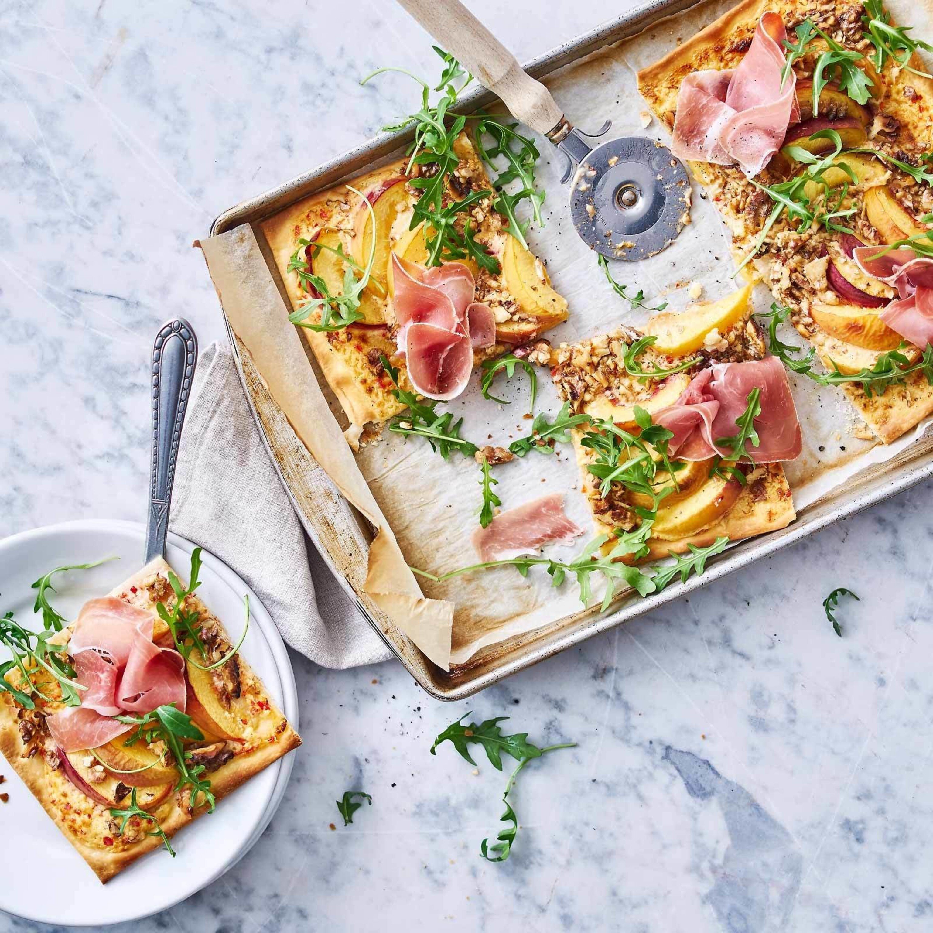 Tarte flambée estivale