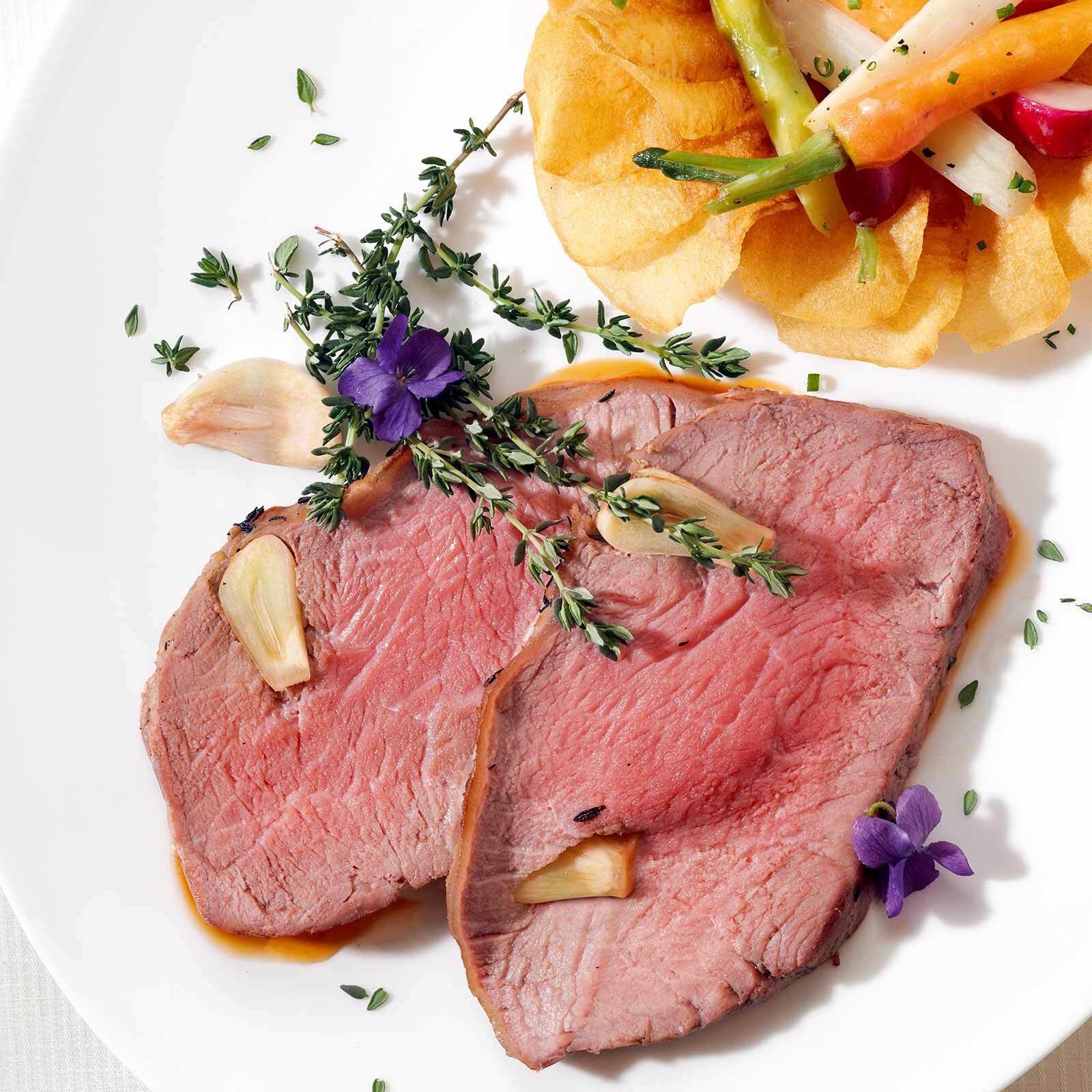 Gespicktes Roastbeef