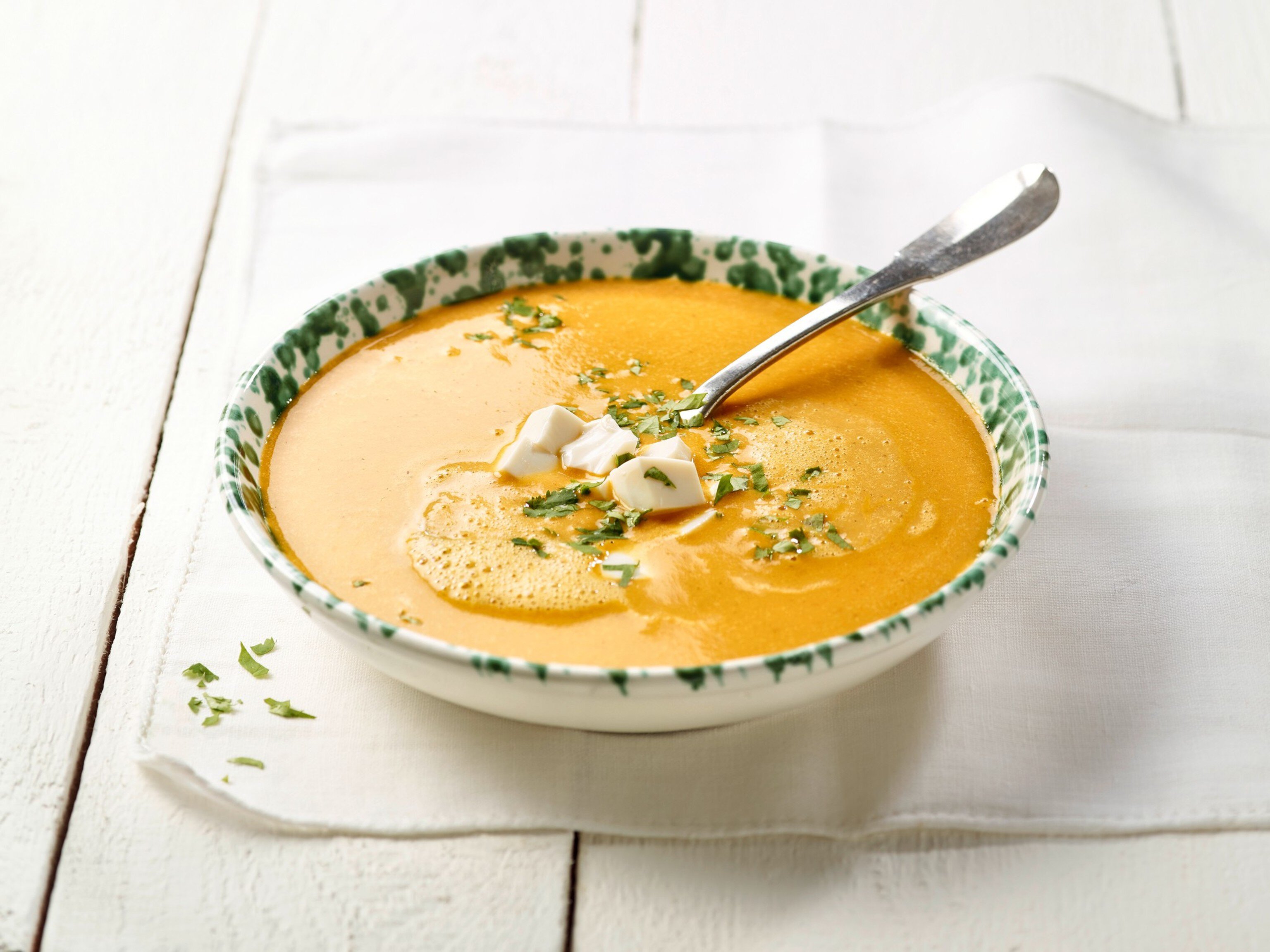 Kokos-Rüebli-Suppe