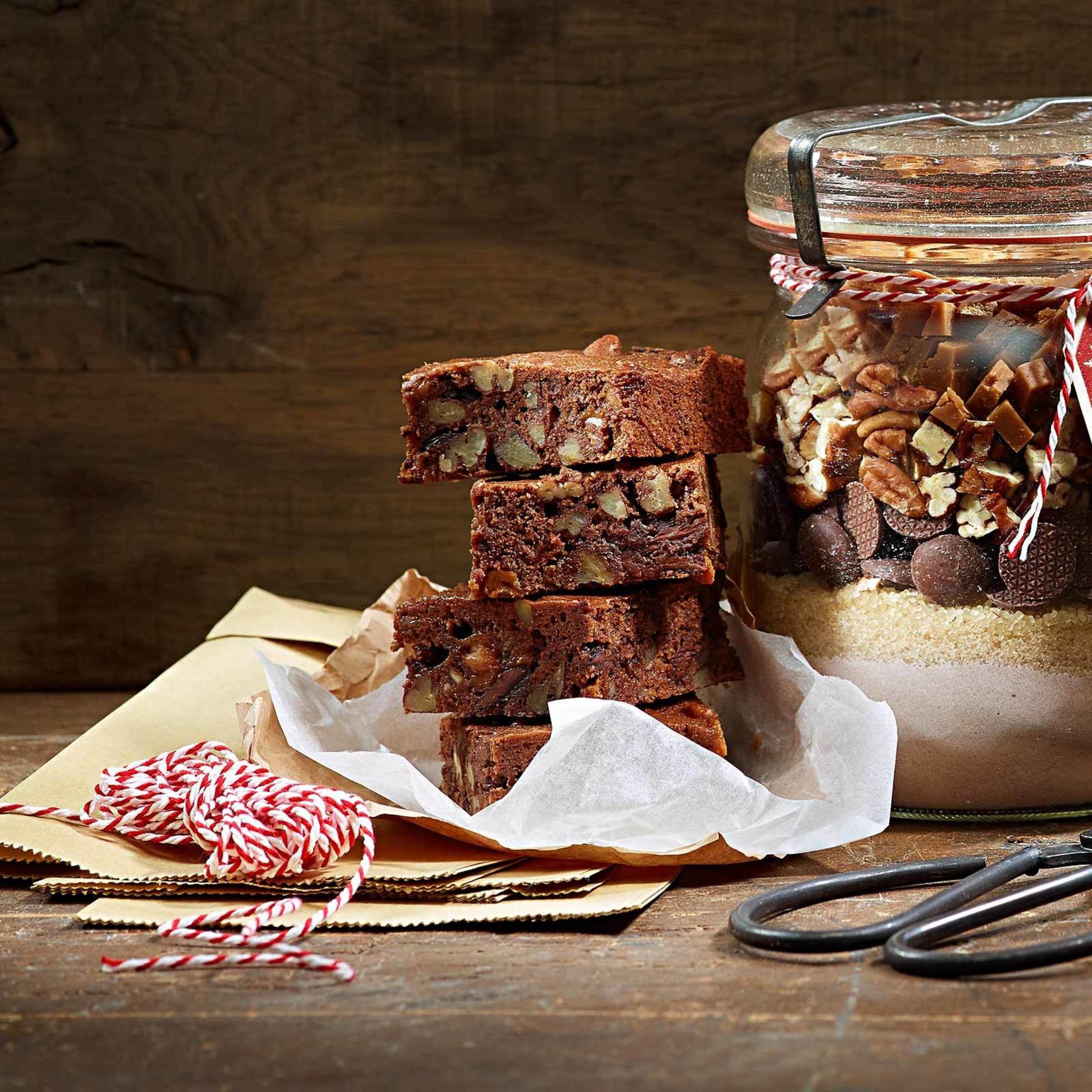 Brownies au caramel