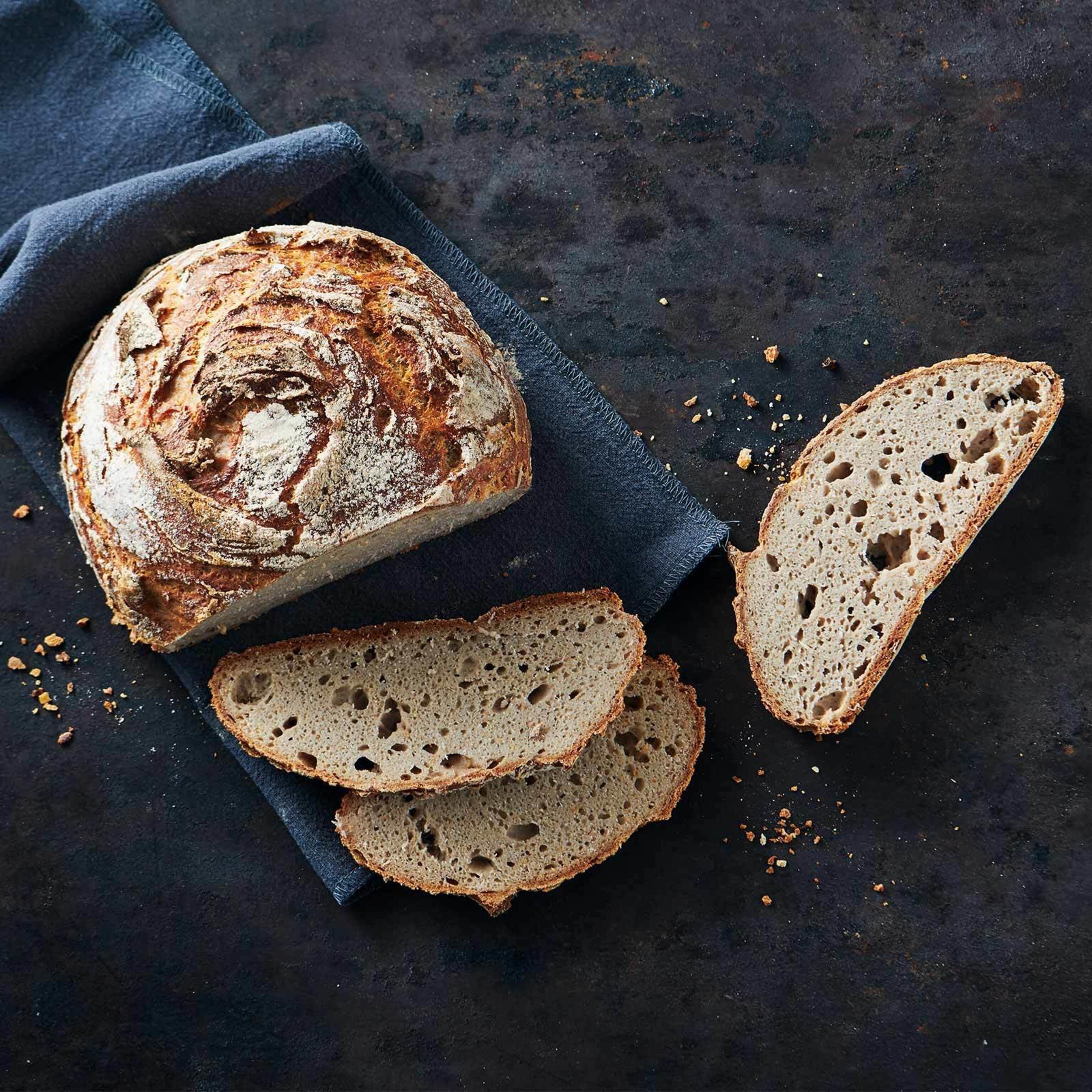 Pain de sarrasin au levain sans gluten