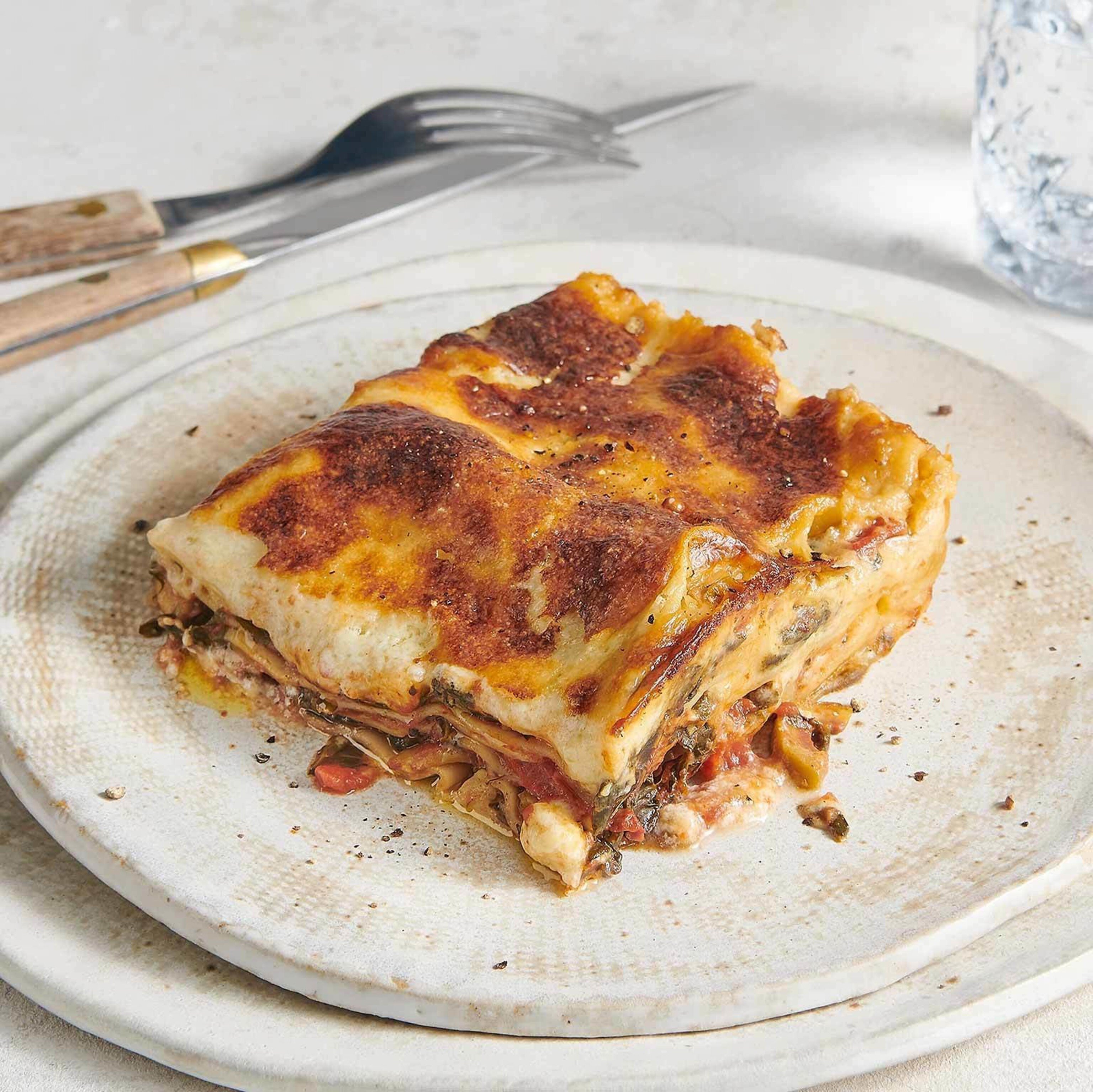 Spinat-Lasagne