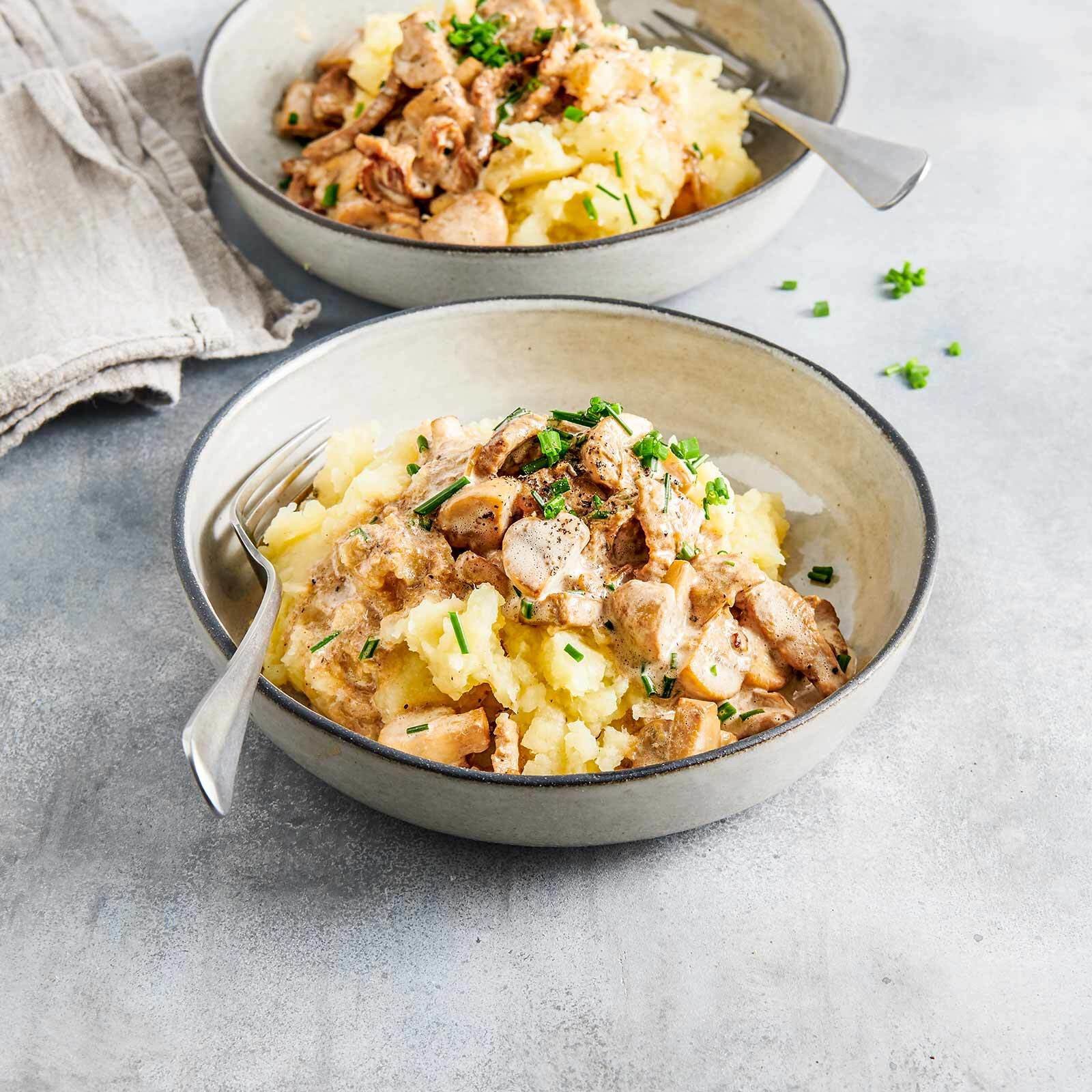 Émincé de veau et pomme purée