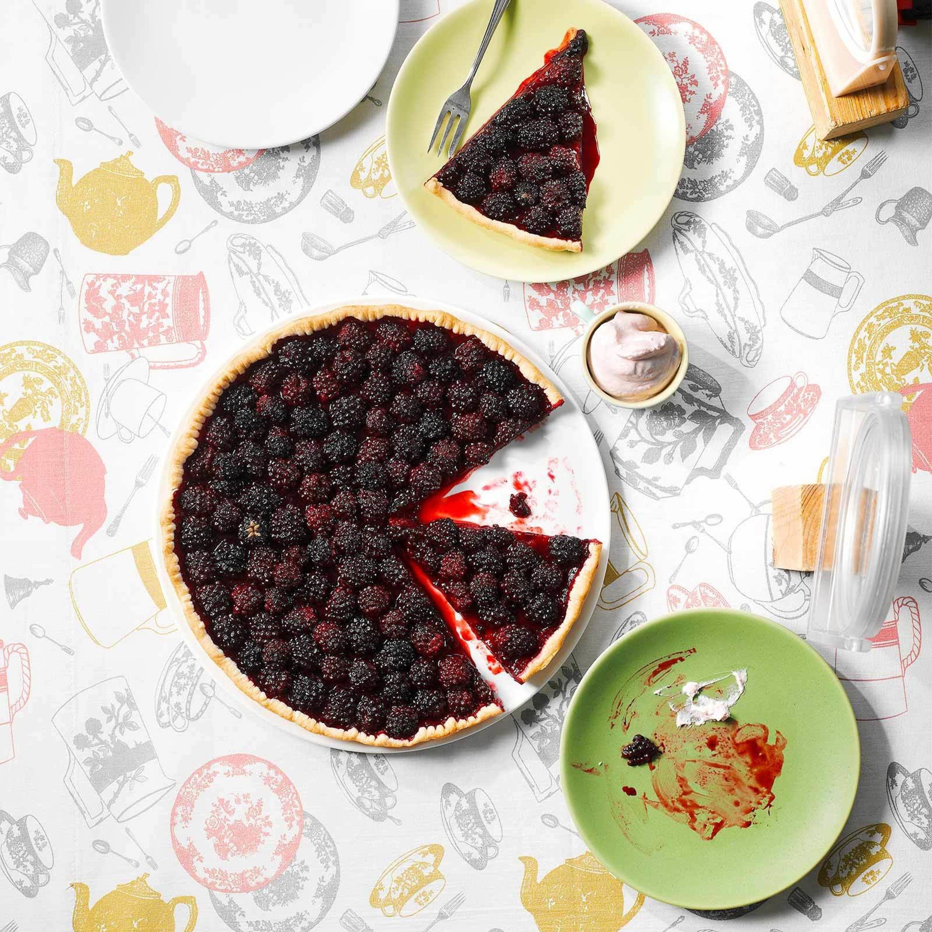 Tarte aux mûres et chantilly légère