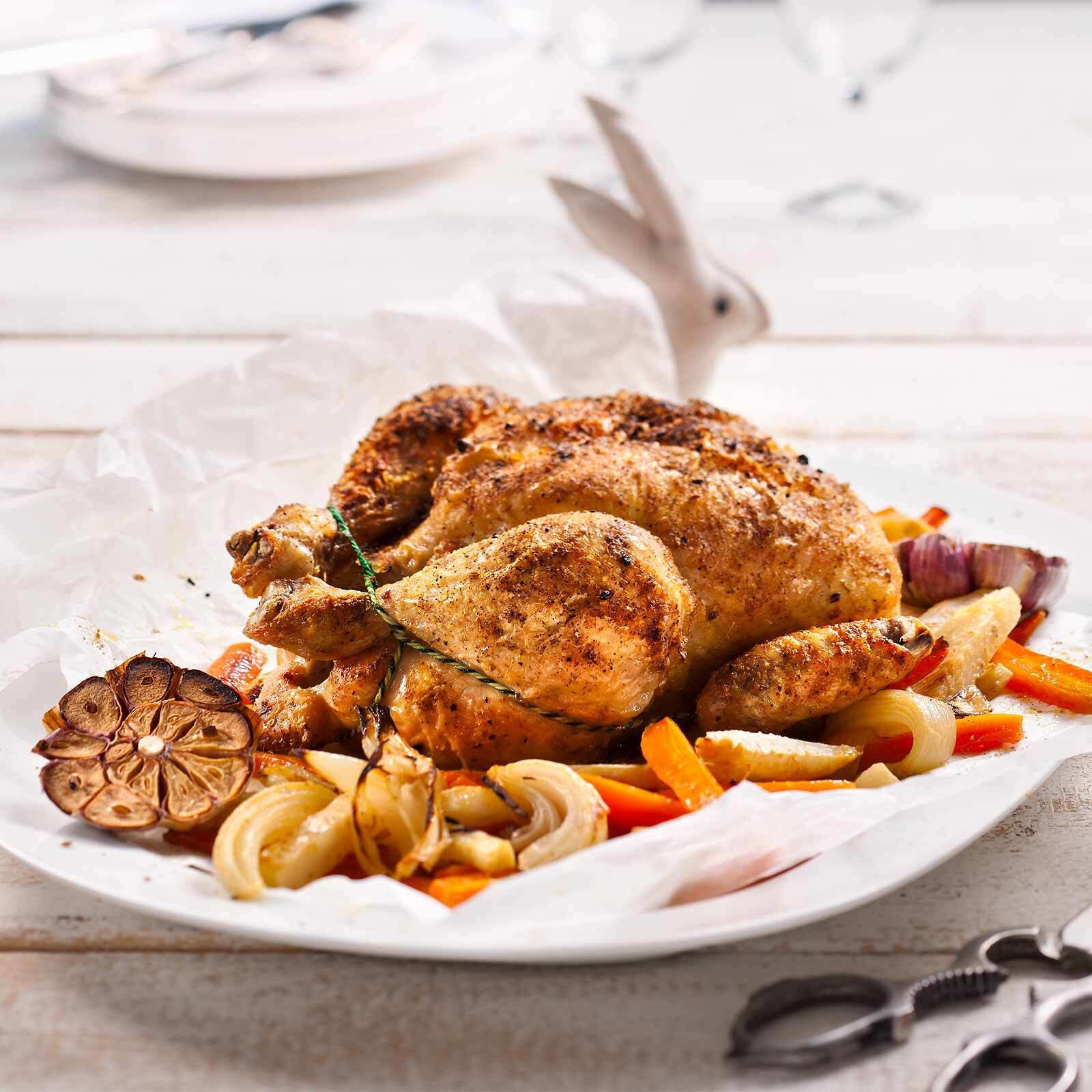 Würziges Poulet aus dem Ofen