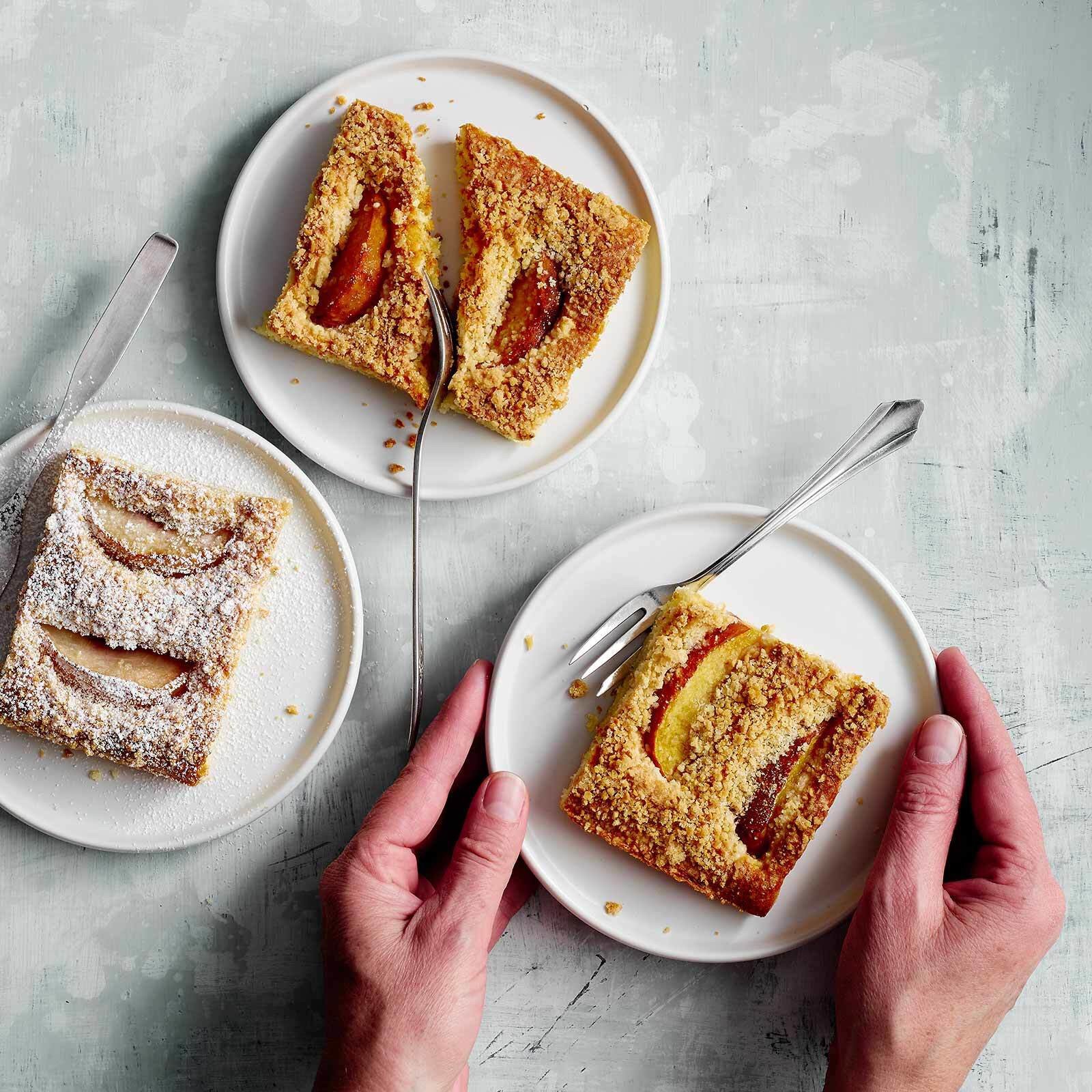 Pfirsich-Blechkuchen
